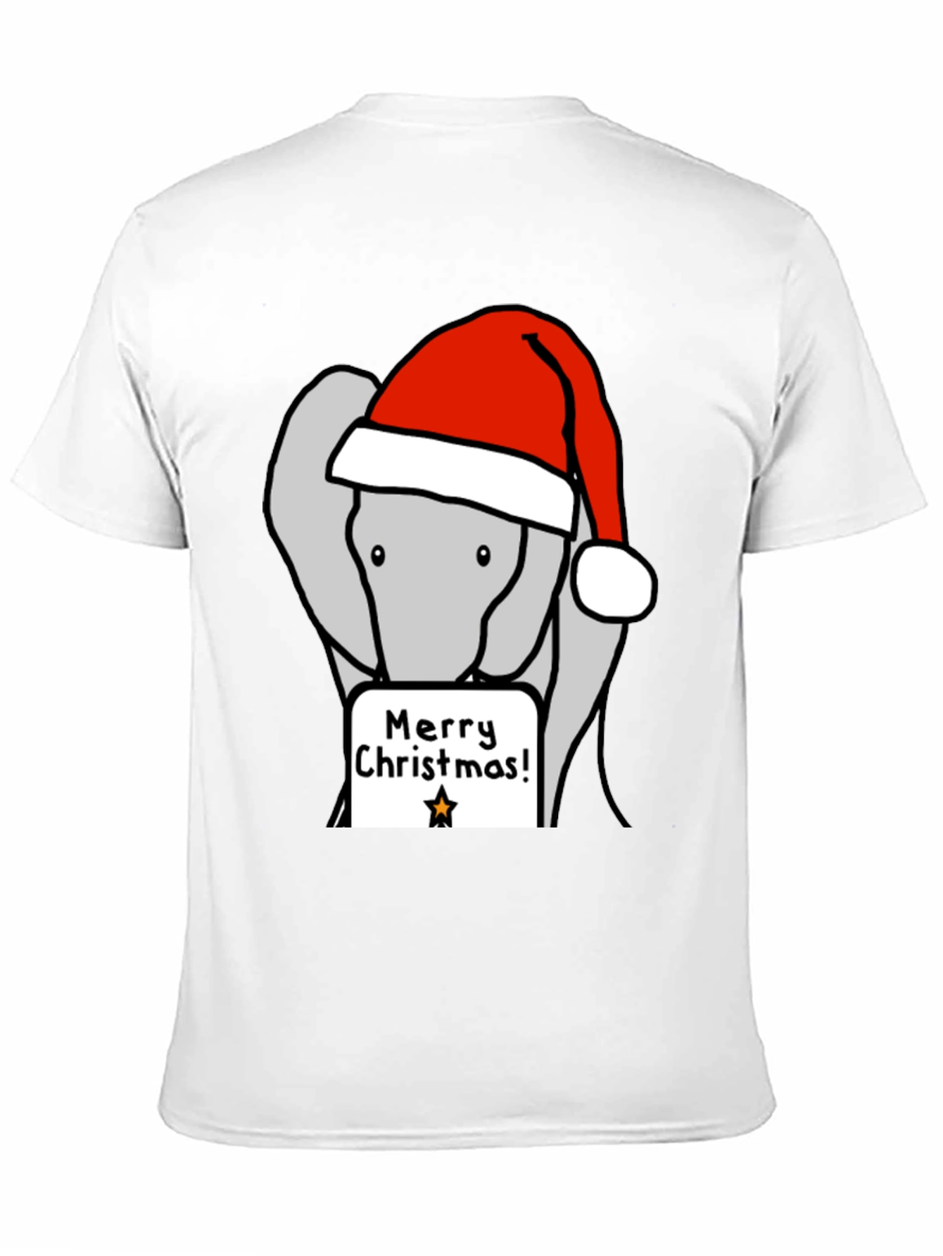 Merry Christmas Elephant Tee