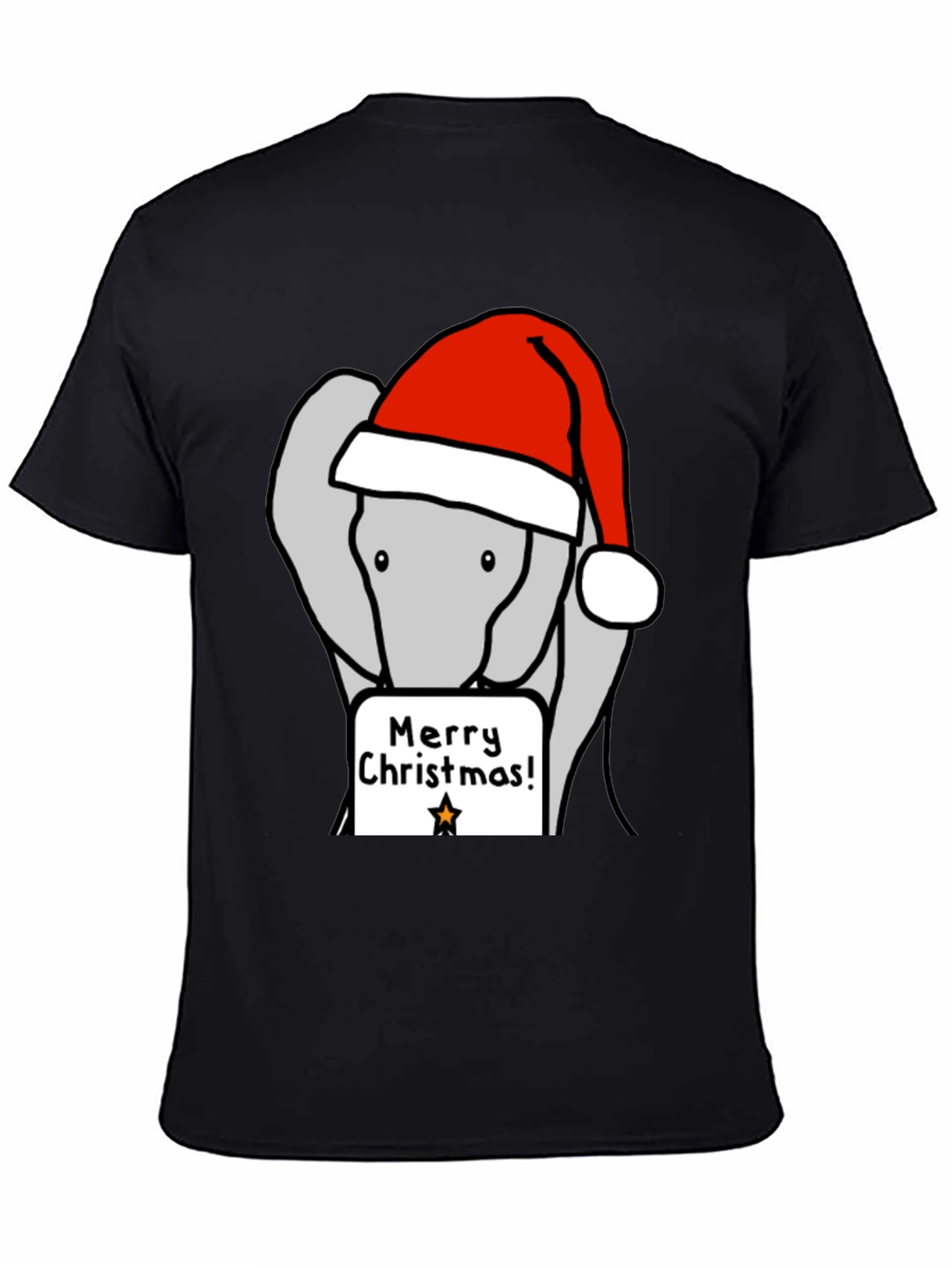 Merry Christmas Elephant Tee