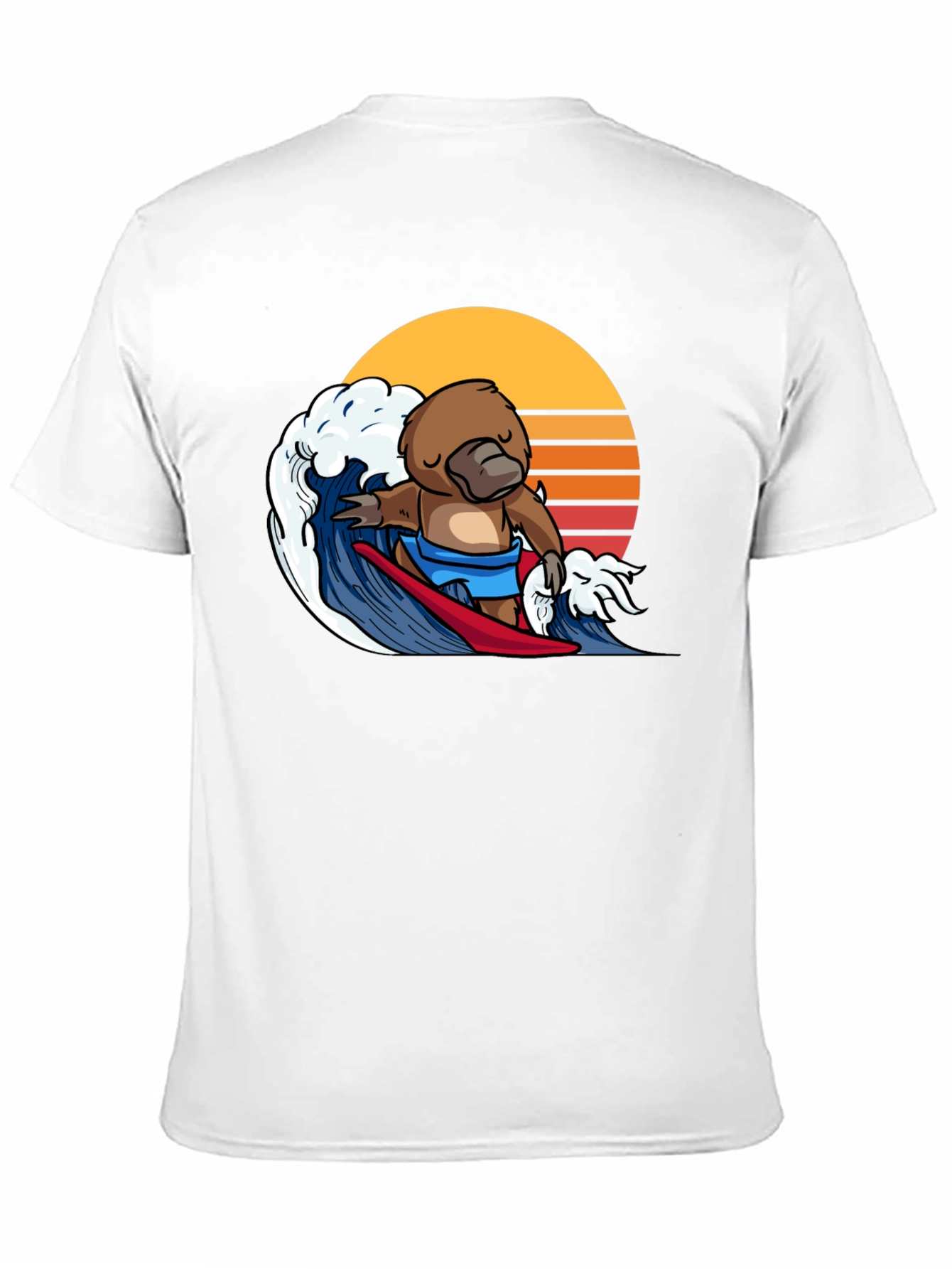 Surfing Platypus Graphic Tee
