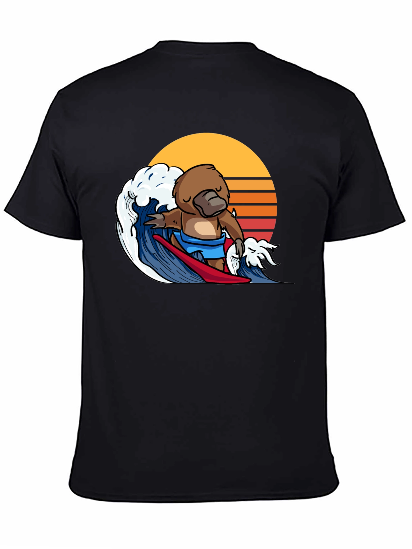 Surfing Platypus Graphic Tee
