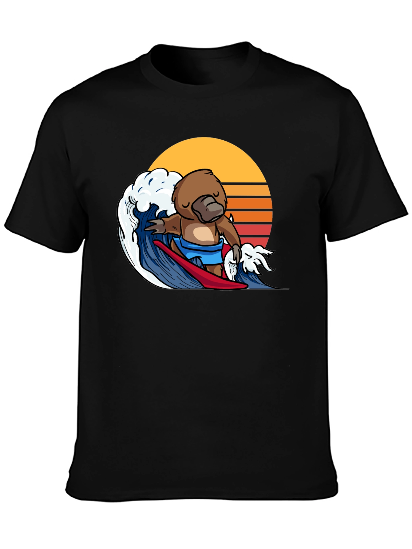 Surfing Platypus Graphic Tee