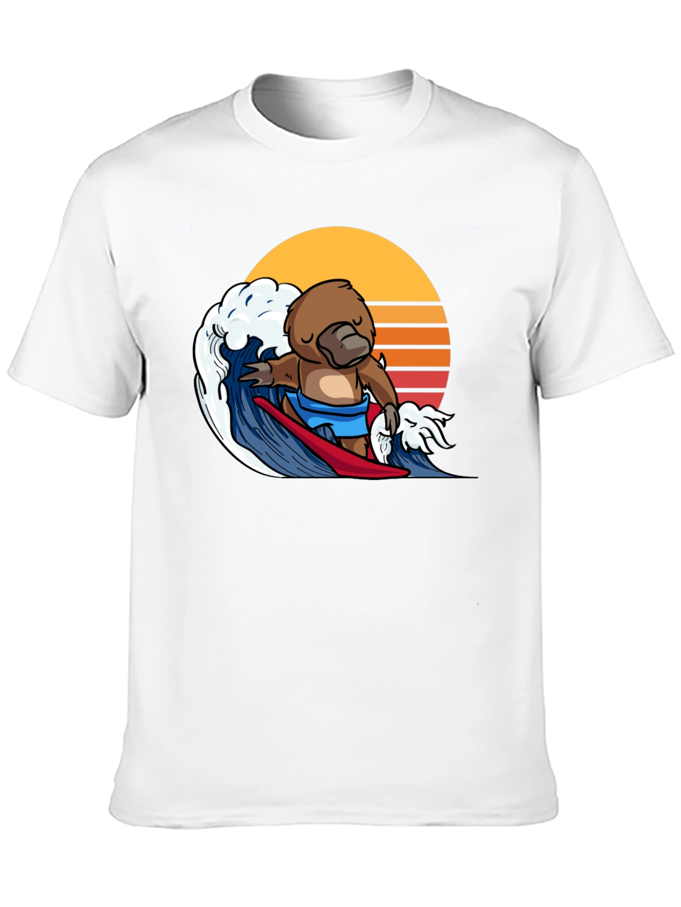 Surfing Platypus Graphic Tee