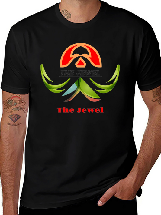 The Jewel Black Graphic Tee - Stylish Design