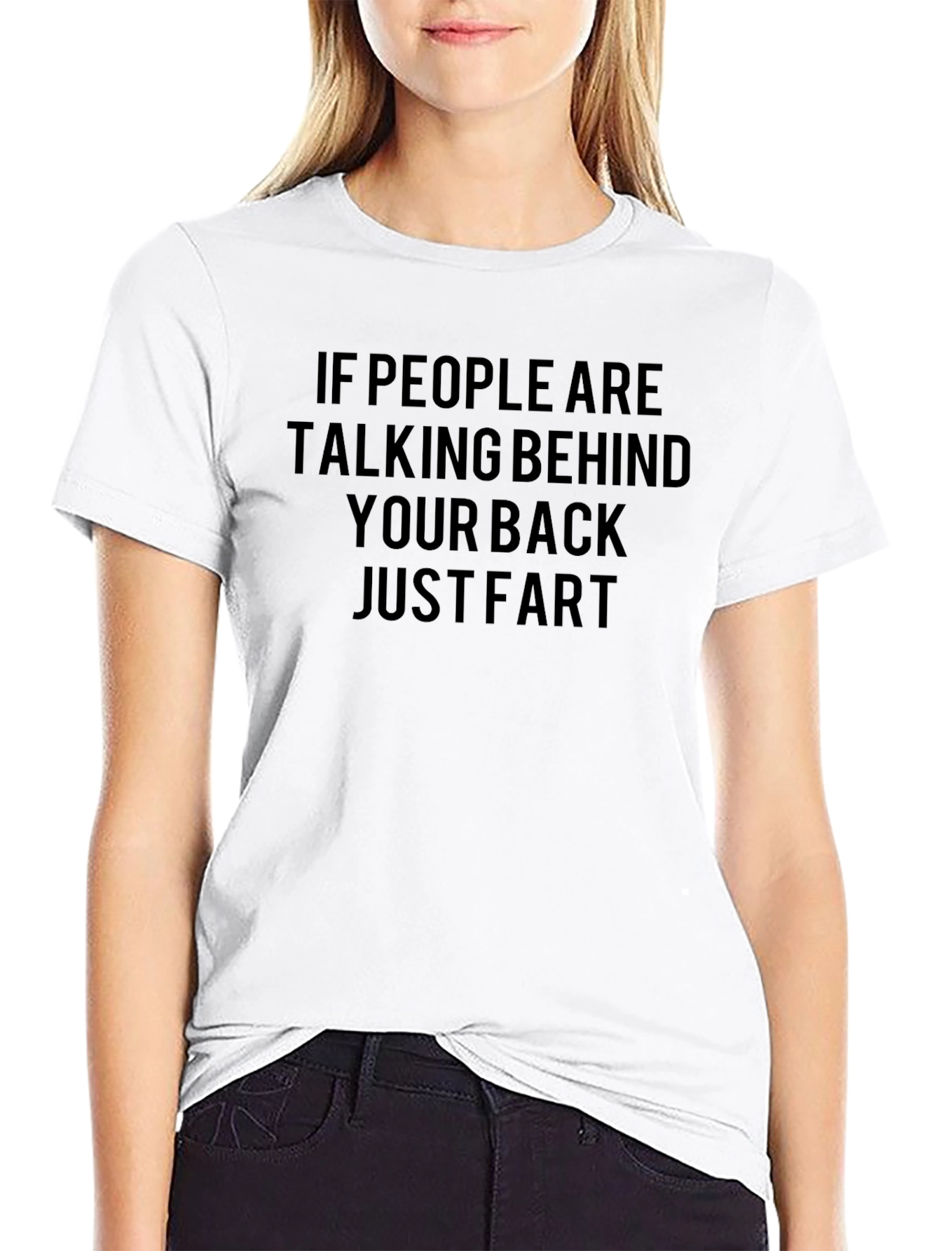 Funny Sarcastic Graphic Tee - If People Are Talking...