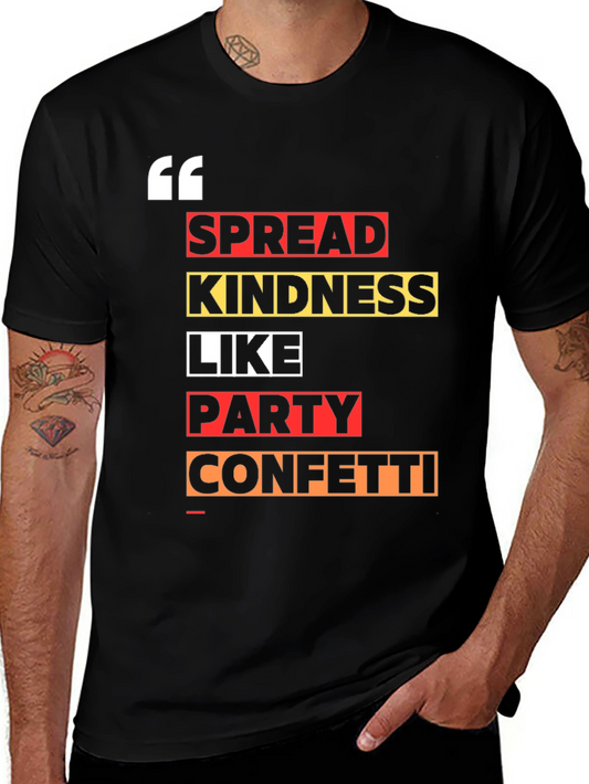 Spread Kindness Graphic Tee - Trendy Slogan Shirt