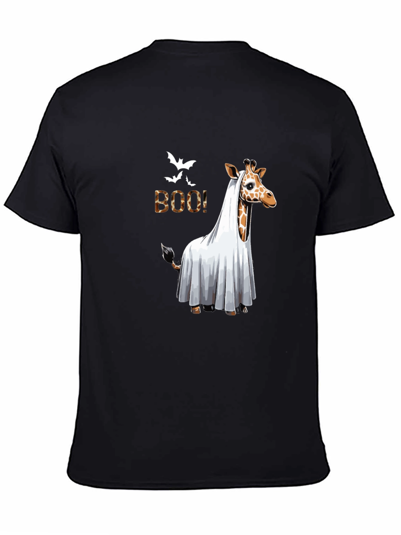 Giraffe Ghost Halloween T-Shirt