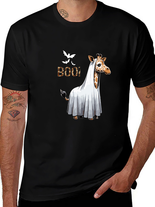 Giraffe Ghost Halloween T-Shirt