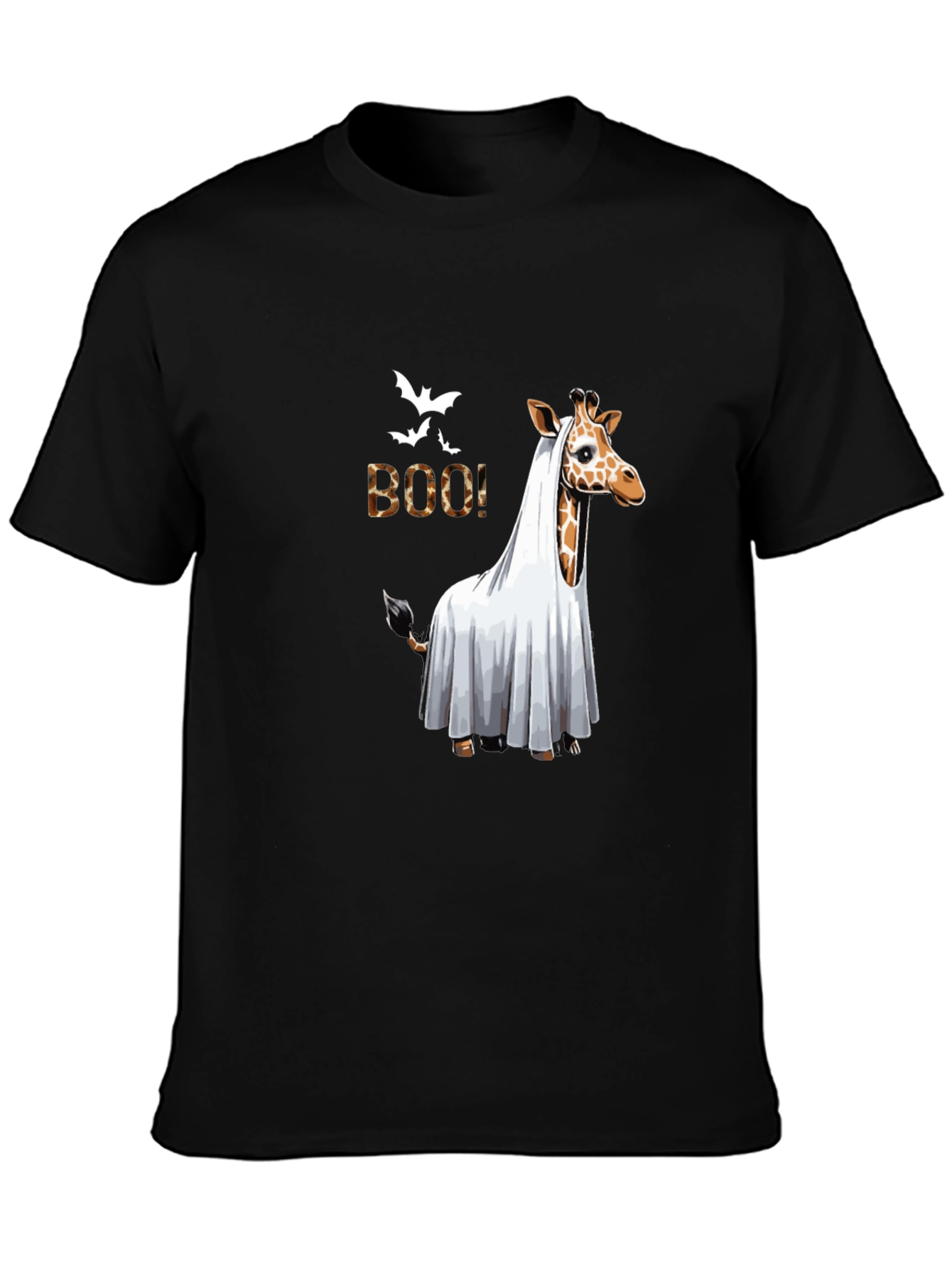 Giraffe Ghost Halloween T-Shirt