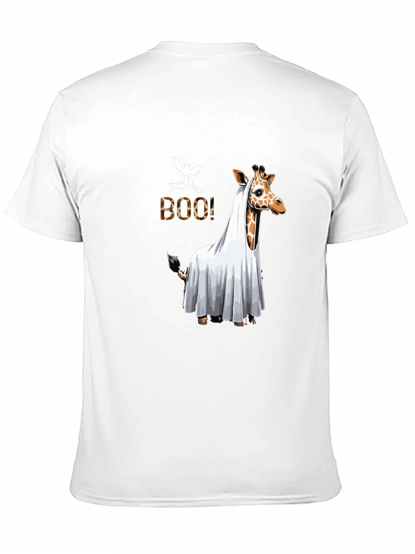 Giraffe Ghost Halloween T-Shirt