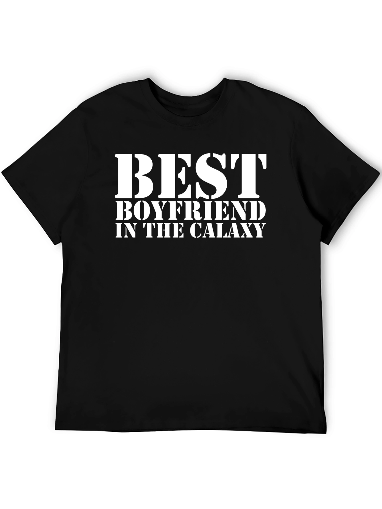 Best Boyfriend in the Galaxy - Black T-Shirt