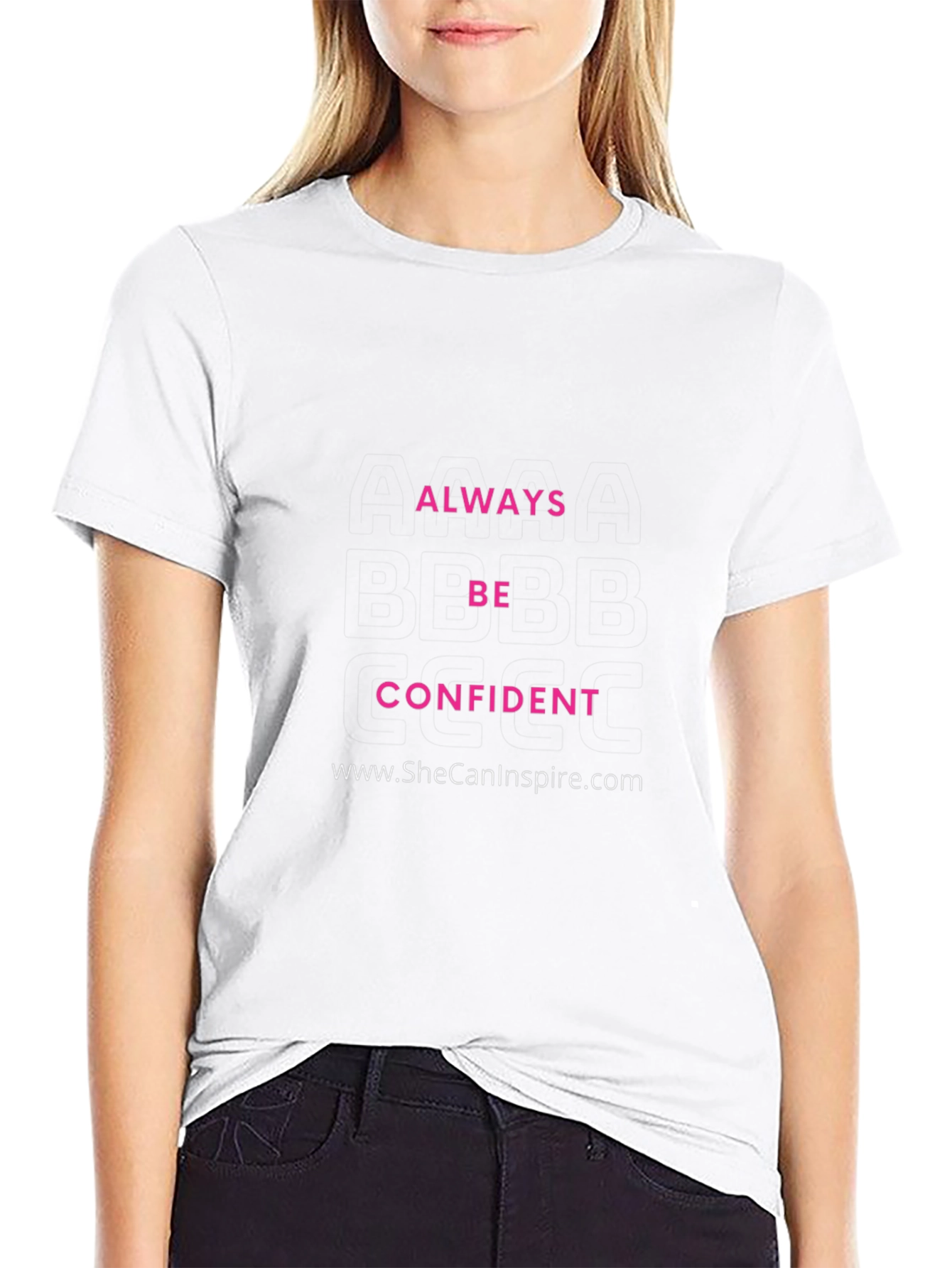 Always Be Confident Black T-Shirt
