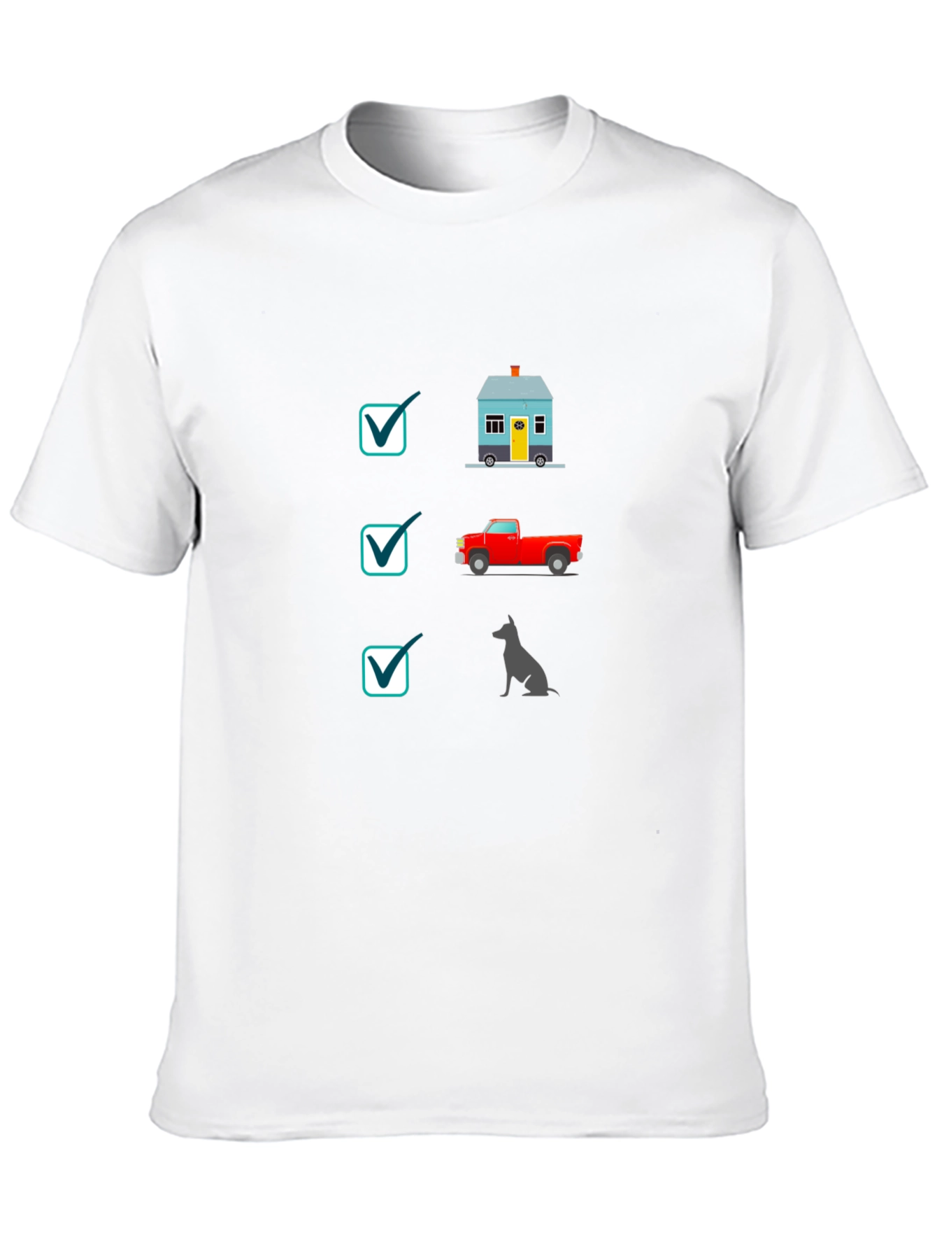 House Truck Dog T-Shirt