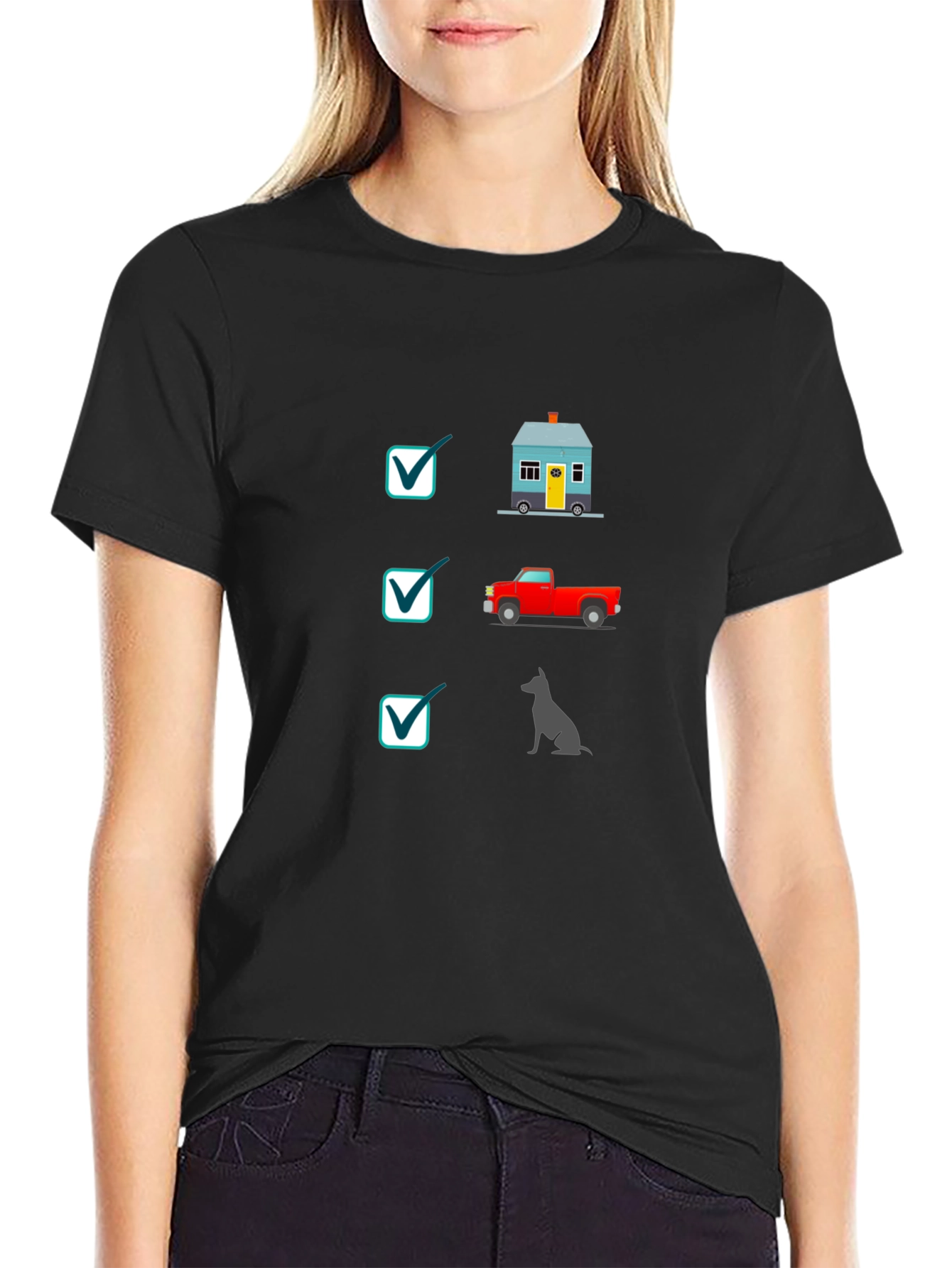 House Truck Dog T-Shirt