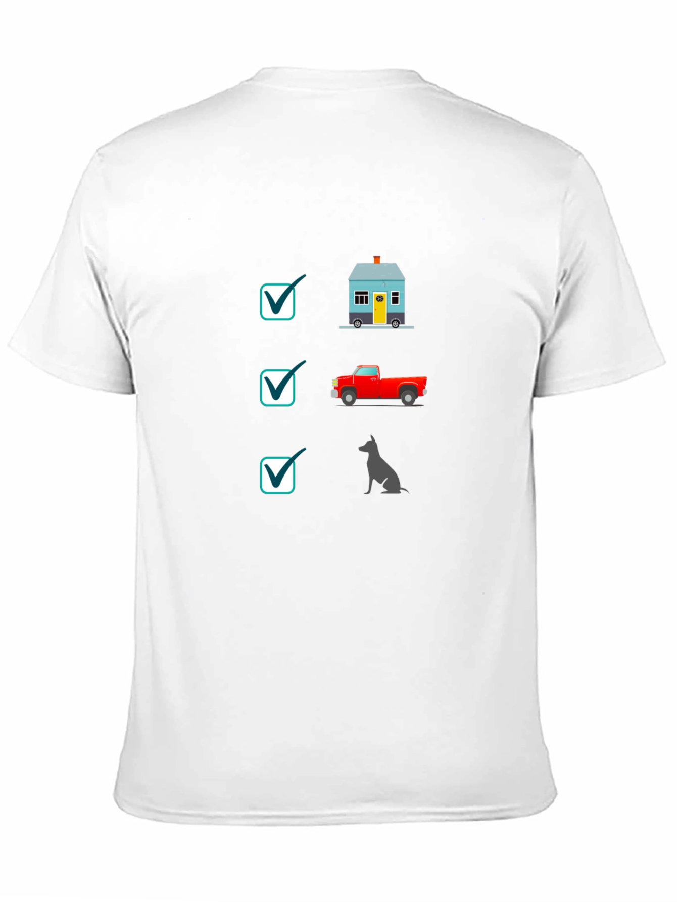 House Truck Dog T-Shirt