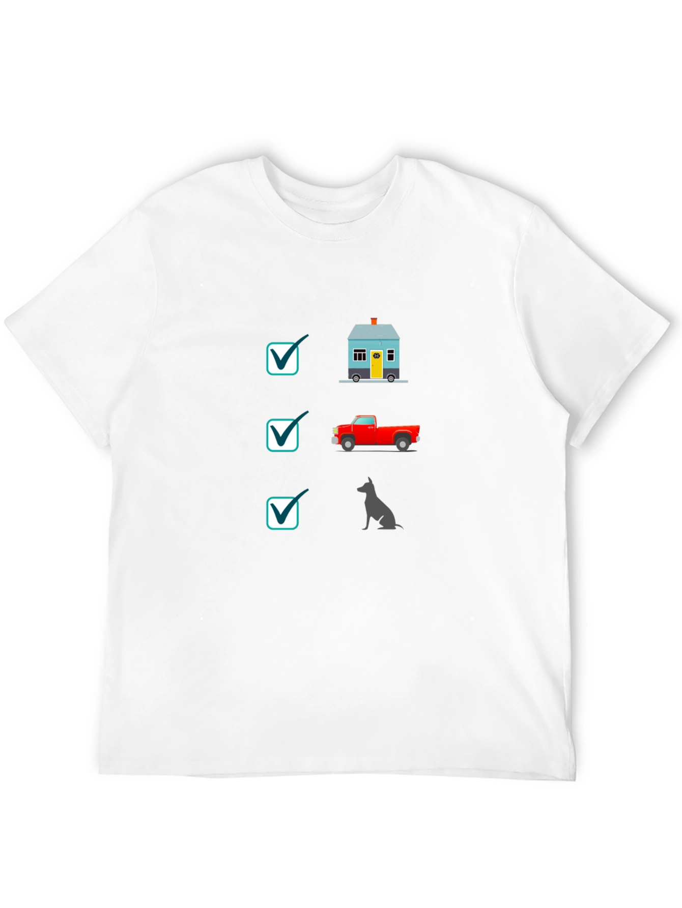 House Truck Dog T-Shirt
