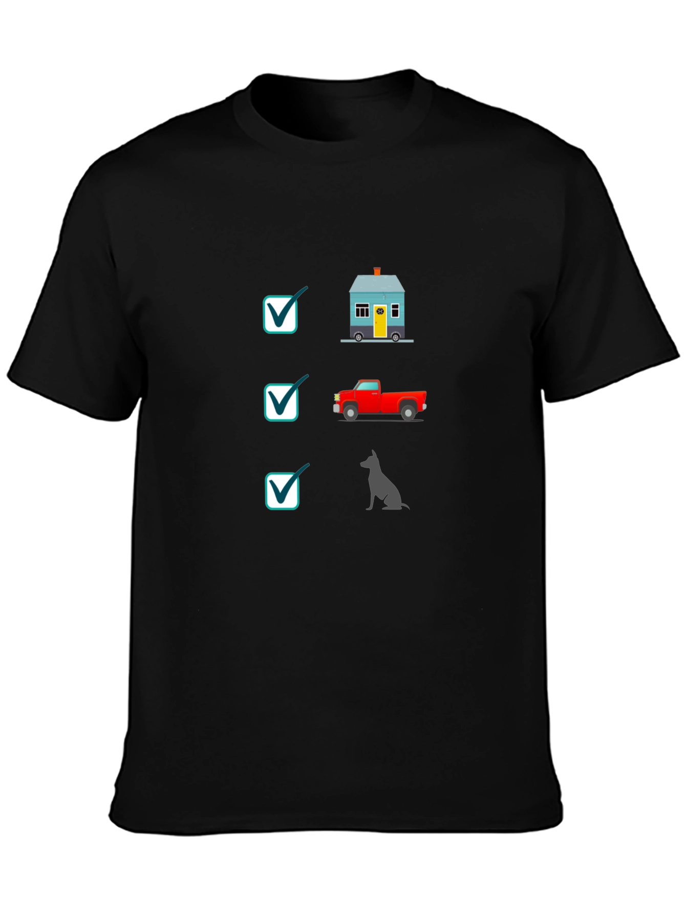 House Truck Dog T-Shirt