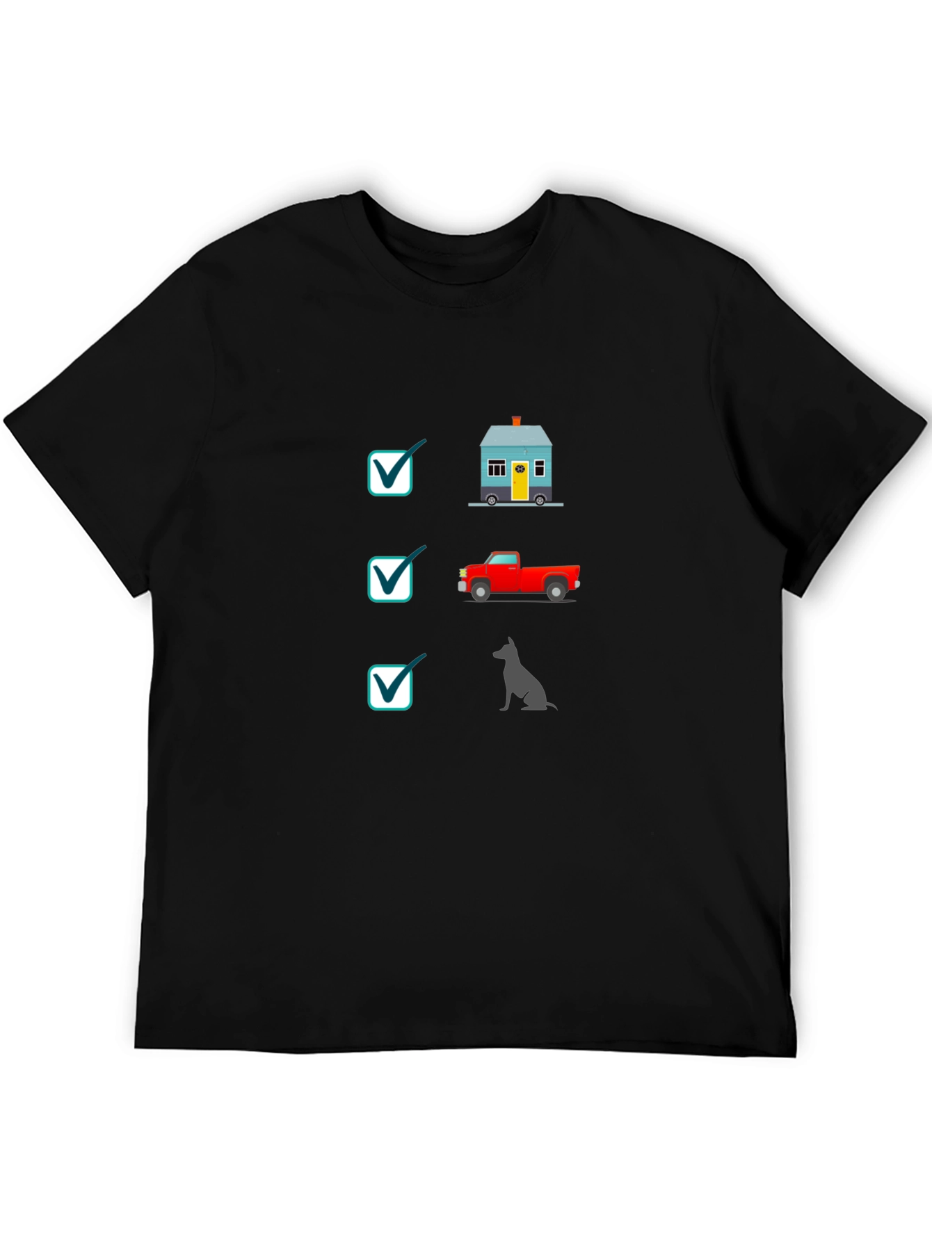House Truck Dog T-Shirt