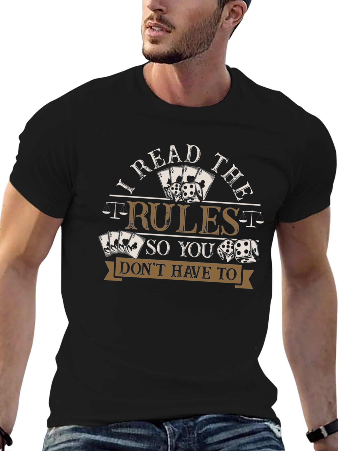 I Read the Rules T-Shirt Funny Gambling Shirt