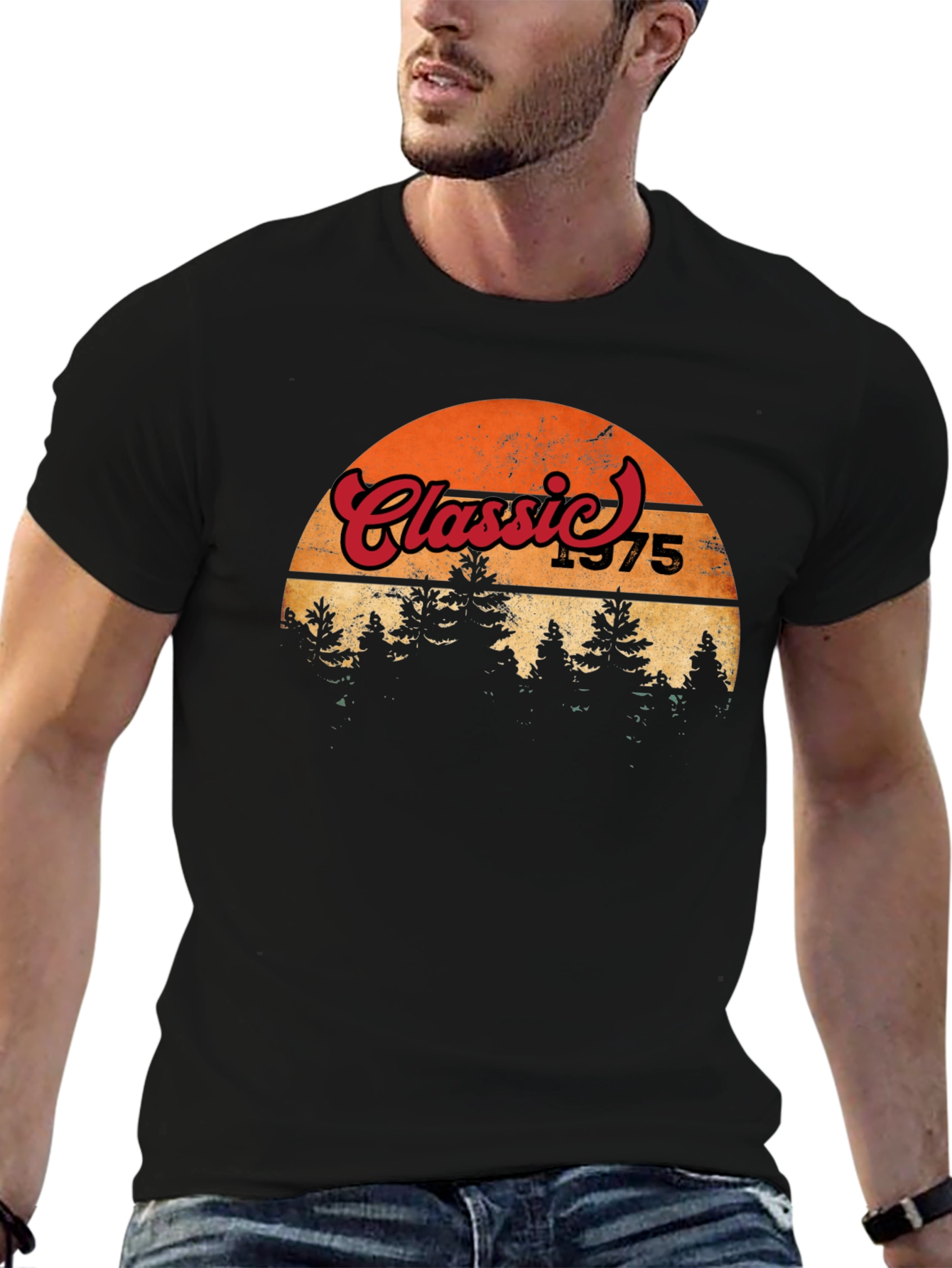 Classic 1975 Graphic Tee - Retro Style