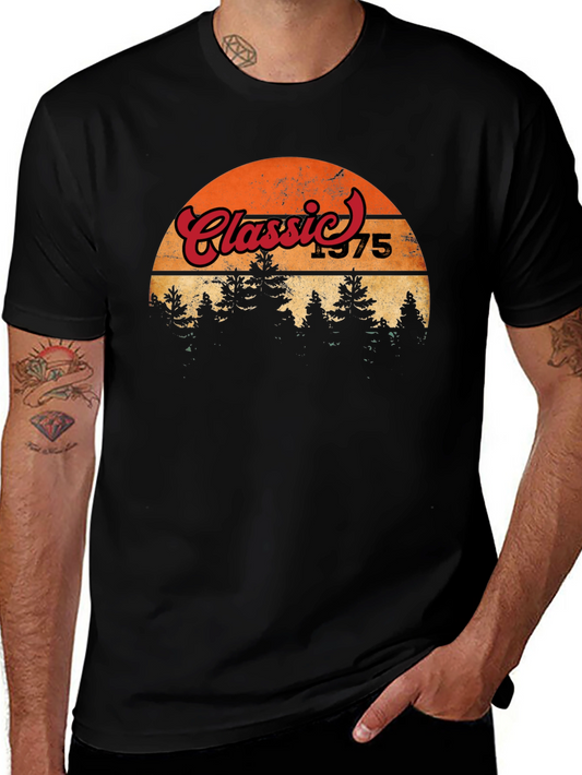 Classic 1975 Graphic Tee - Retro Style