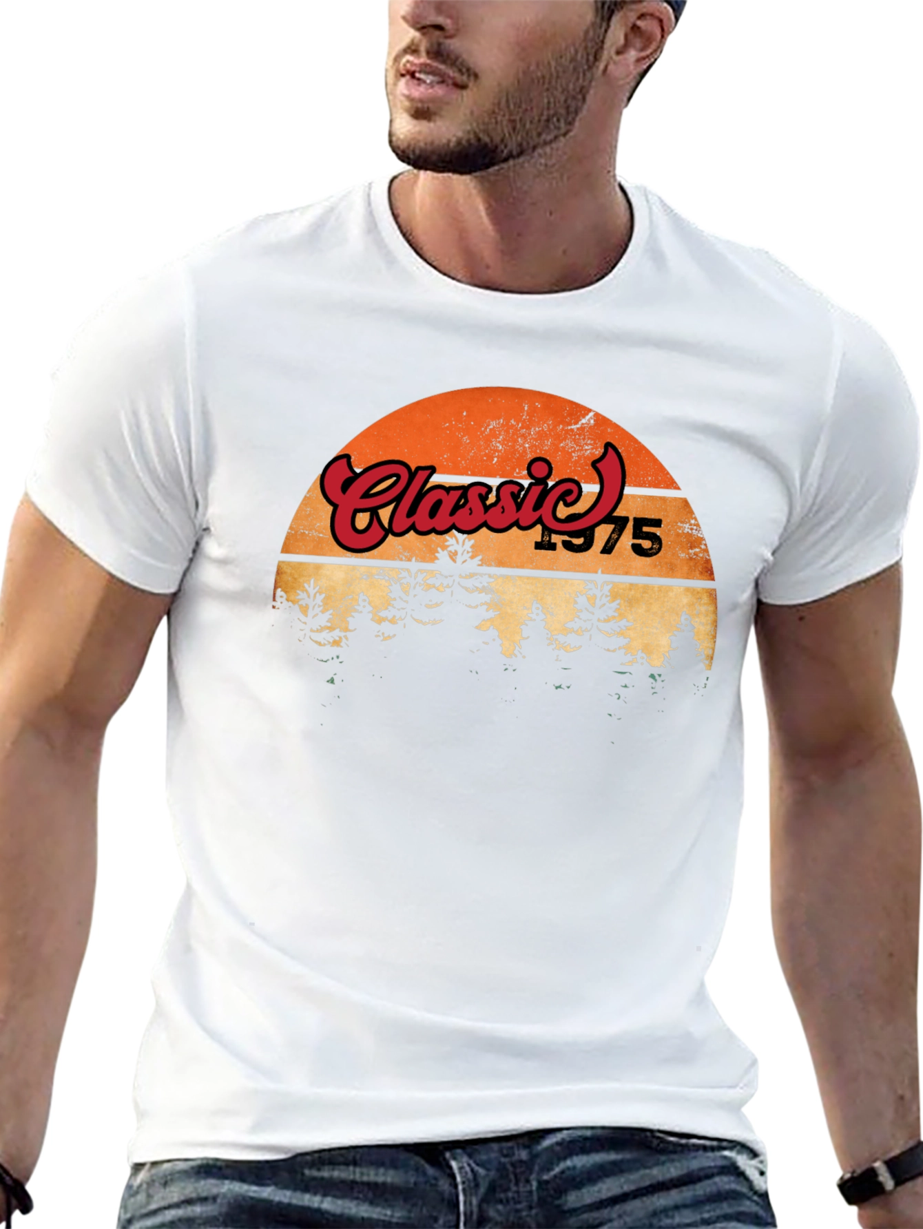 Classic 1975 Graphic Tee - Retro Style