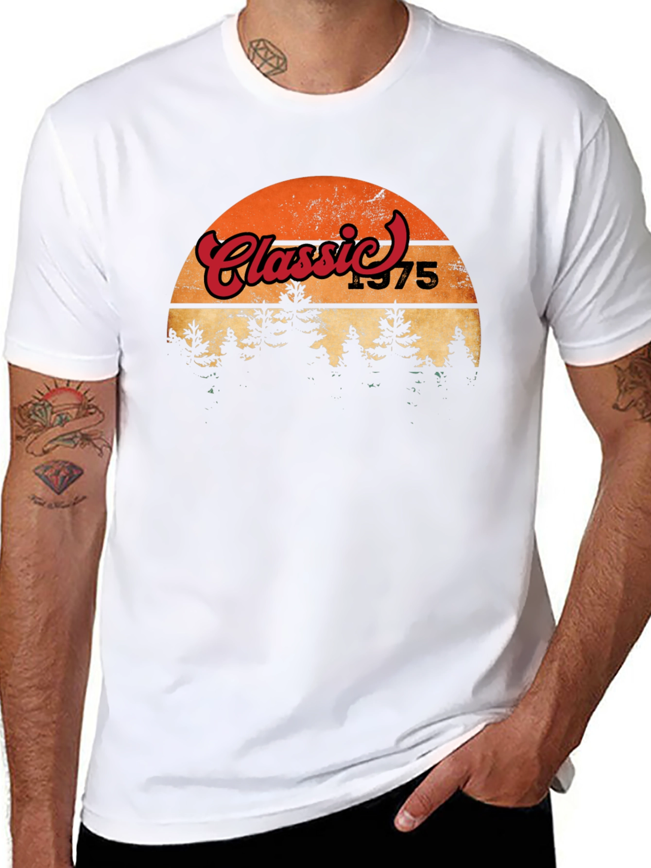 Classic 1975 Graphic Tee - Retro Style