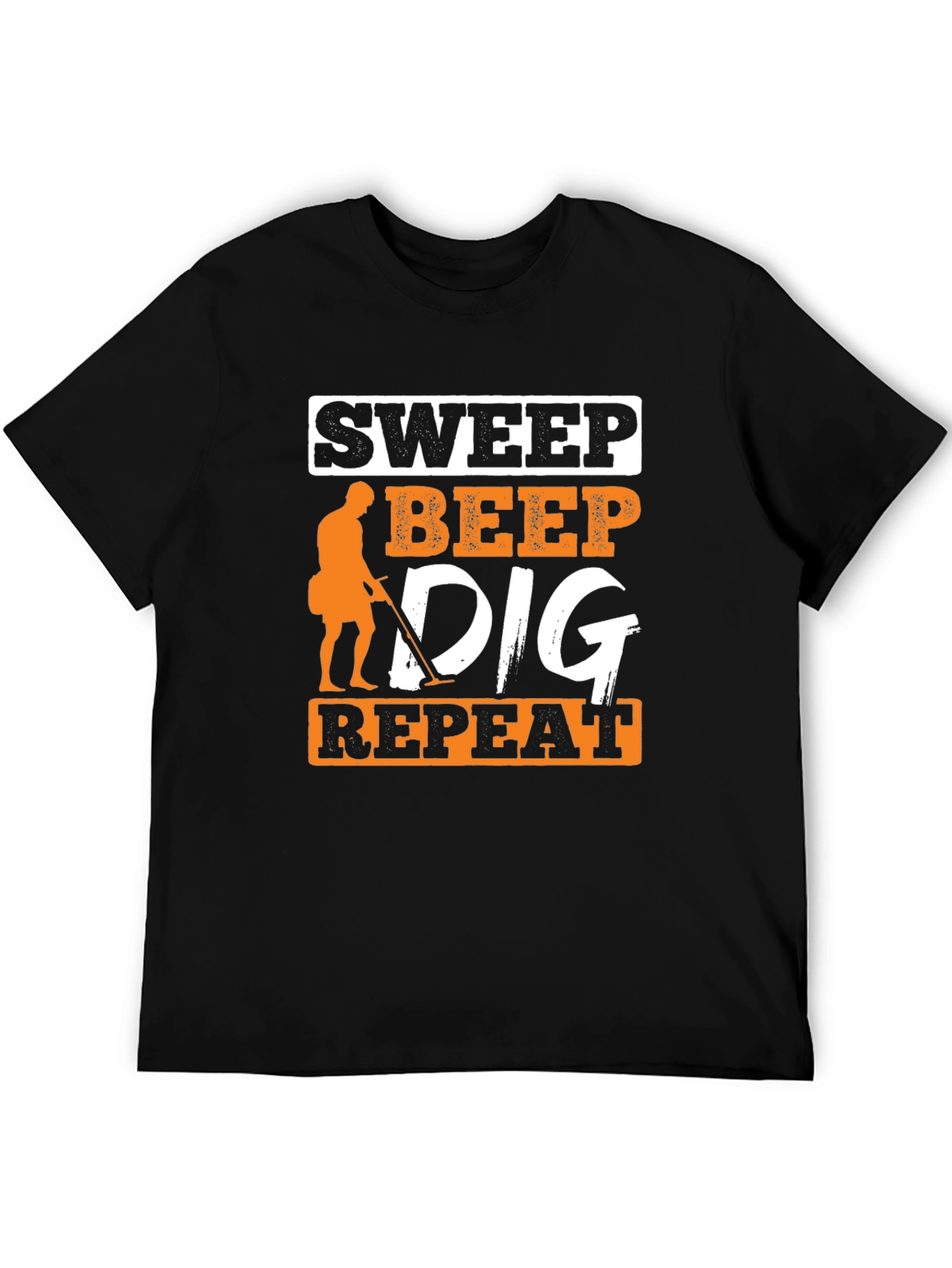 Sweep Beep Dig Repeat Black T-Shirt