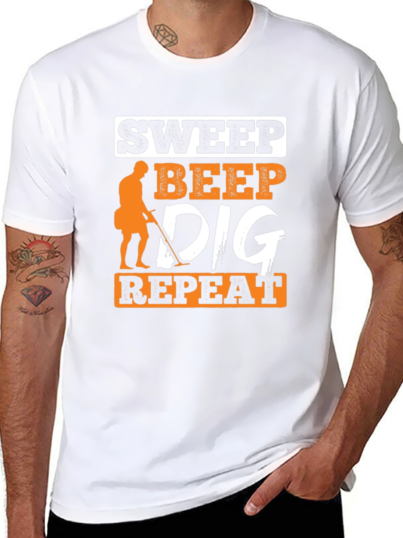 Sweep Beep Dig Repeat Black T-Shirt