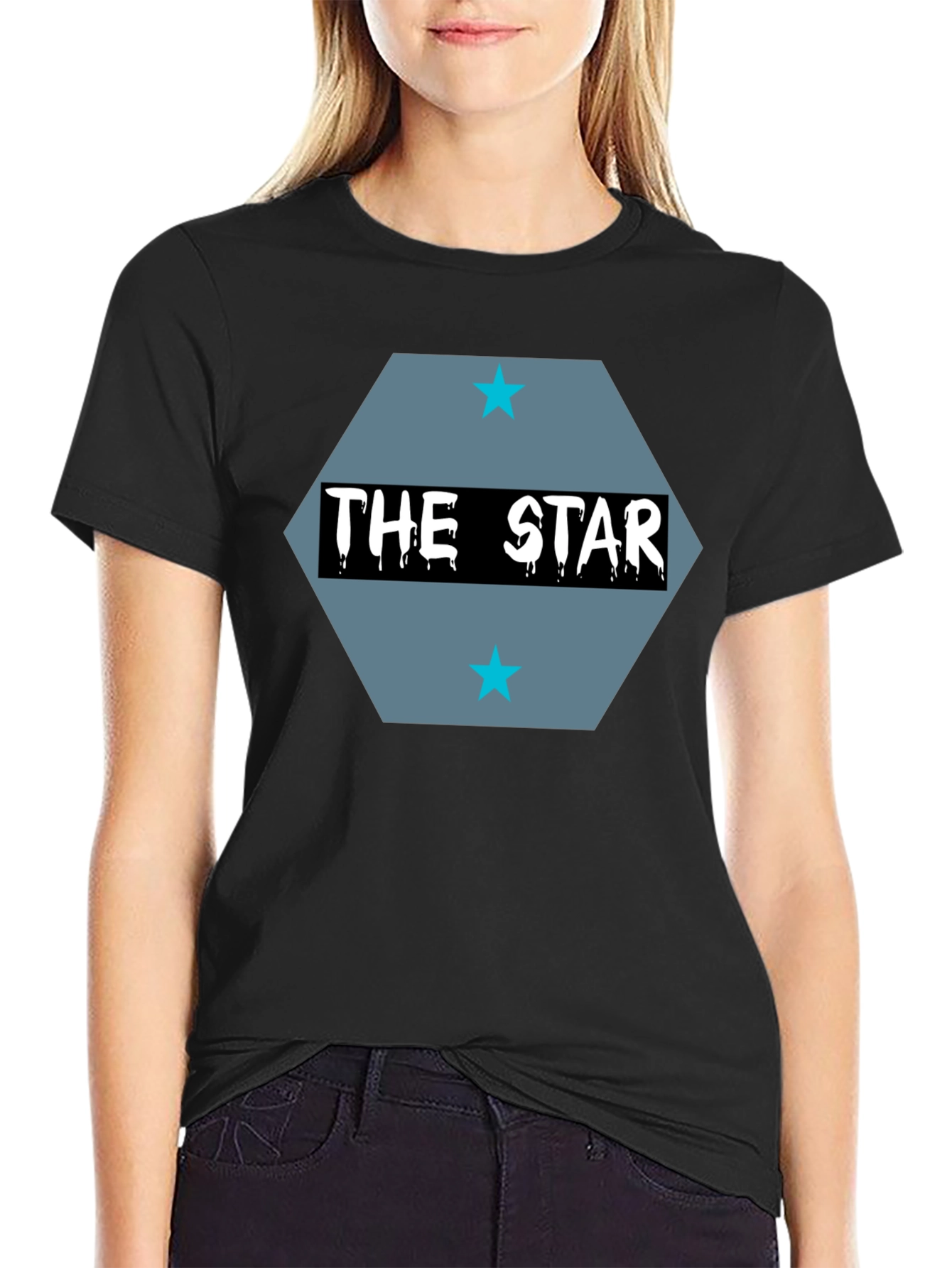 The Star Graphic Tee - Mens Black T-Shirt