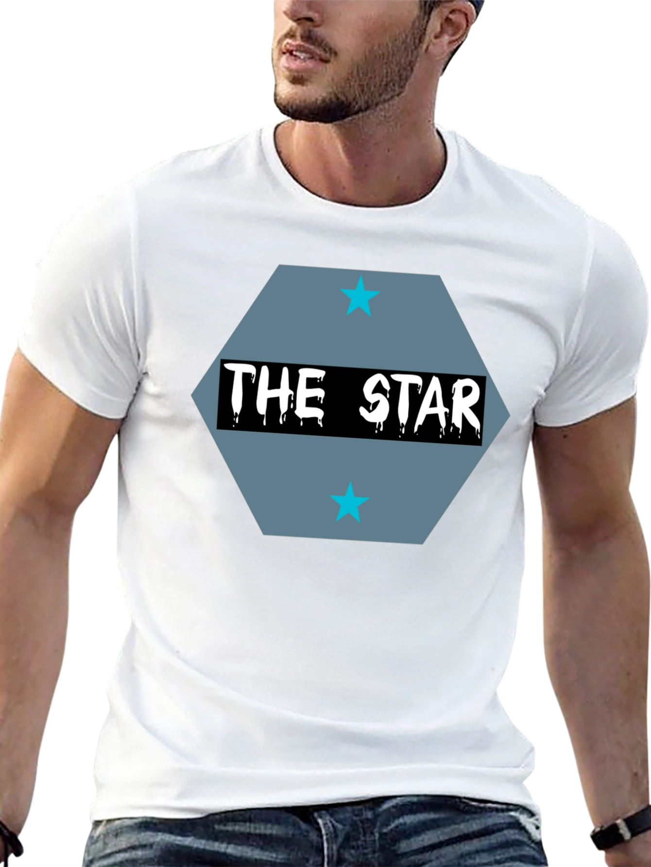 The Star Graphic Tee - Mens Black T-Shirt