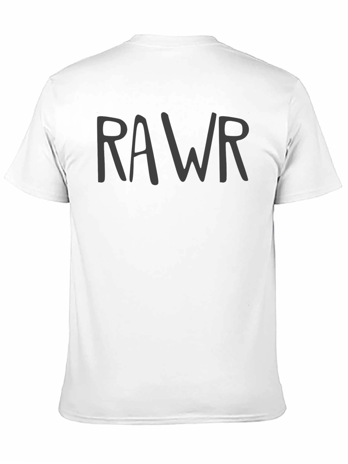 RAWR Graphic Tee - Stylish Black Cotton T-Shirt