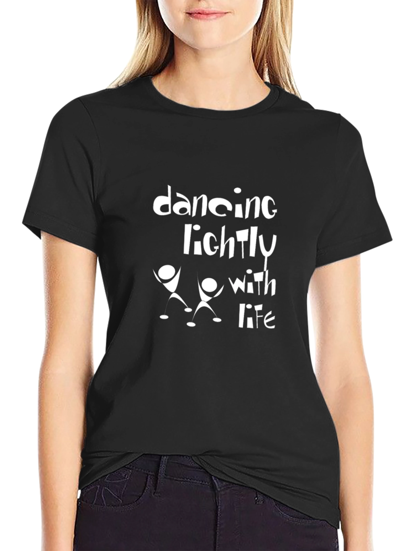 Dancing Lightly With Life Graphic Tee