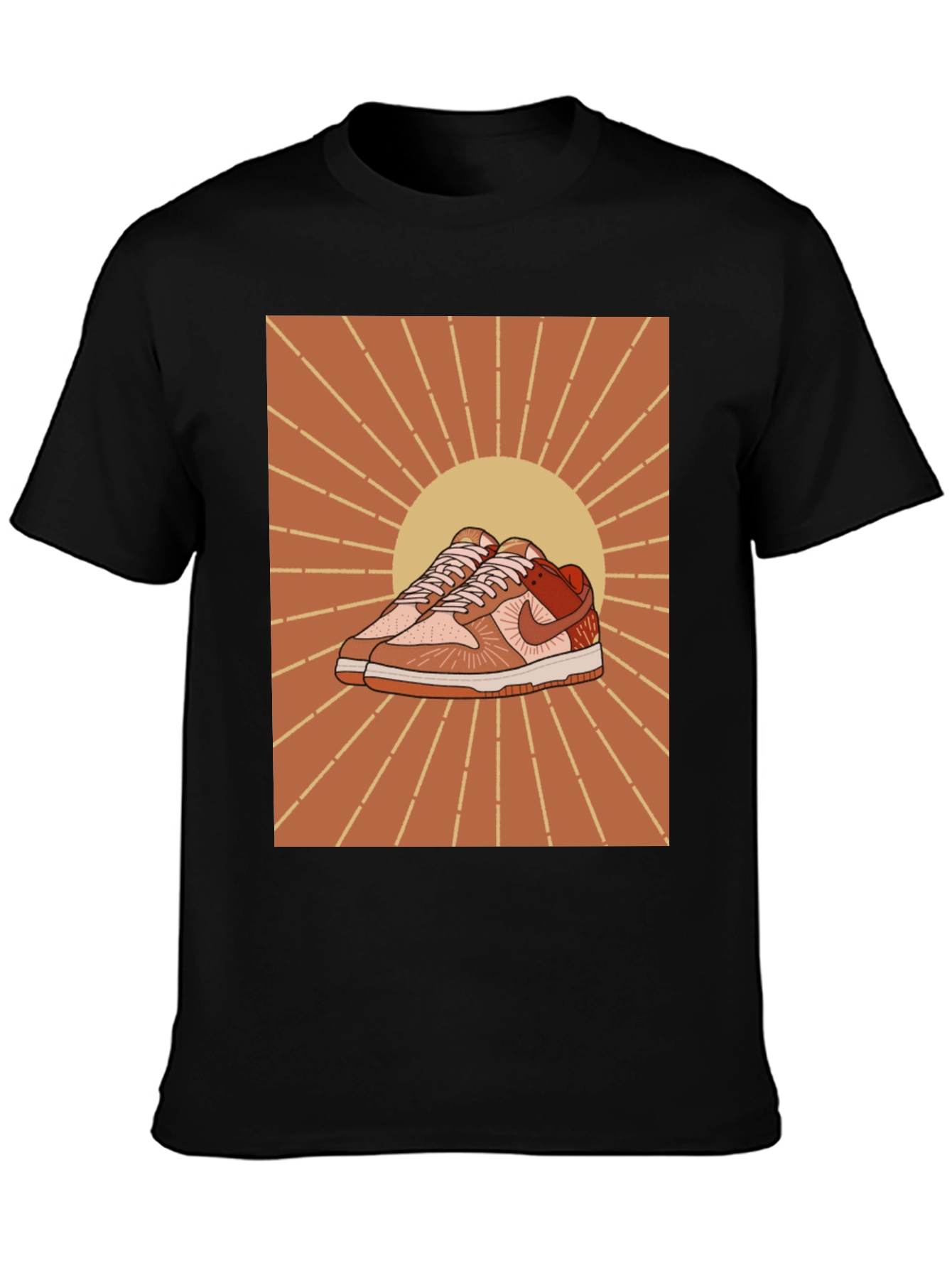 Stylish Graphic Tee with Shoe Design