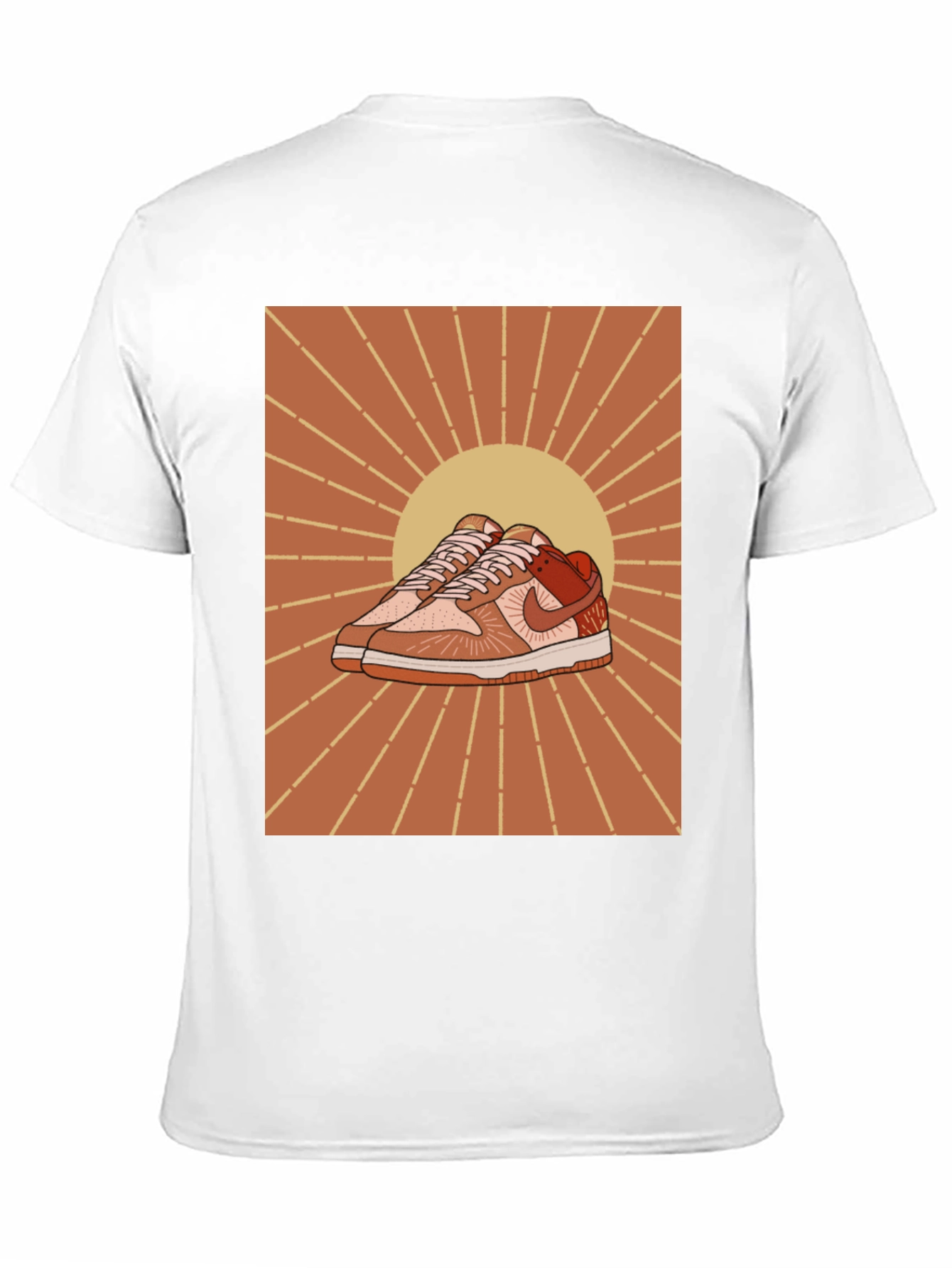 Stylish Graphic Tee with Shoe Design