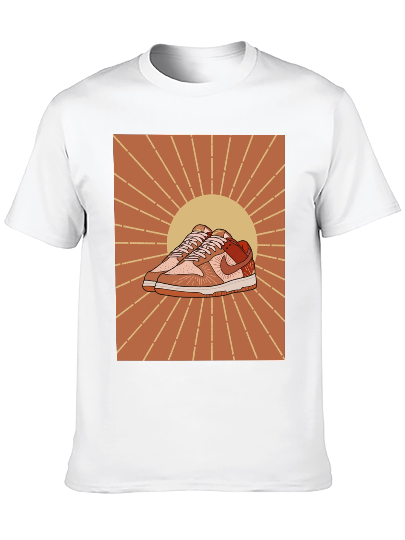 Stylish Graphic Tee with Shoe Design