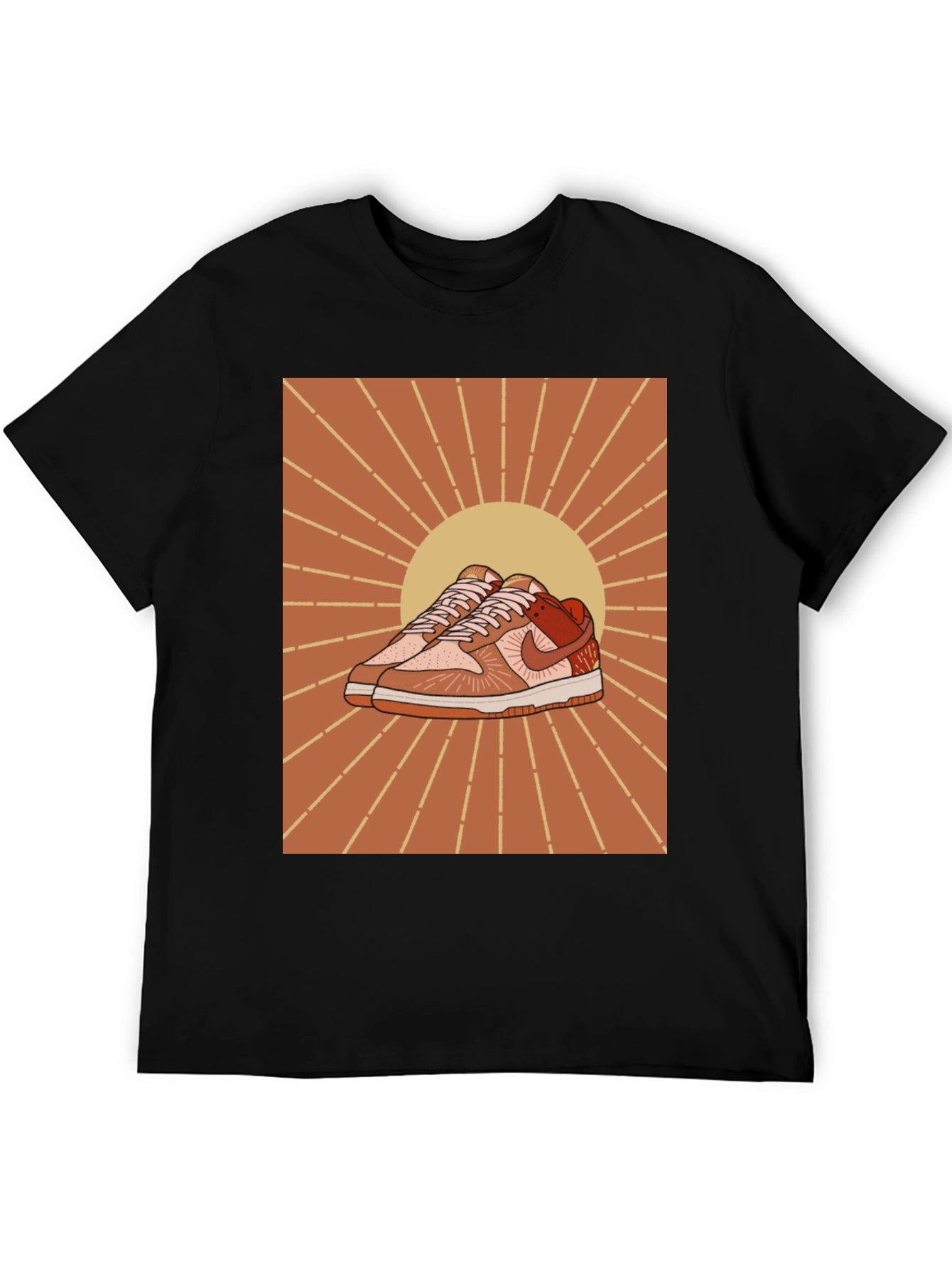 Stylish Graphic Tee with Shoe Design