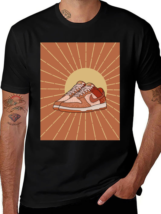 Stylish Graphic Tee with Shoe Design