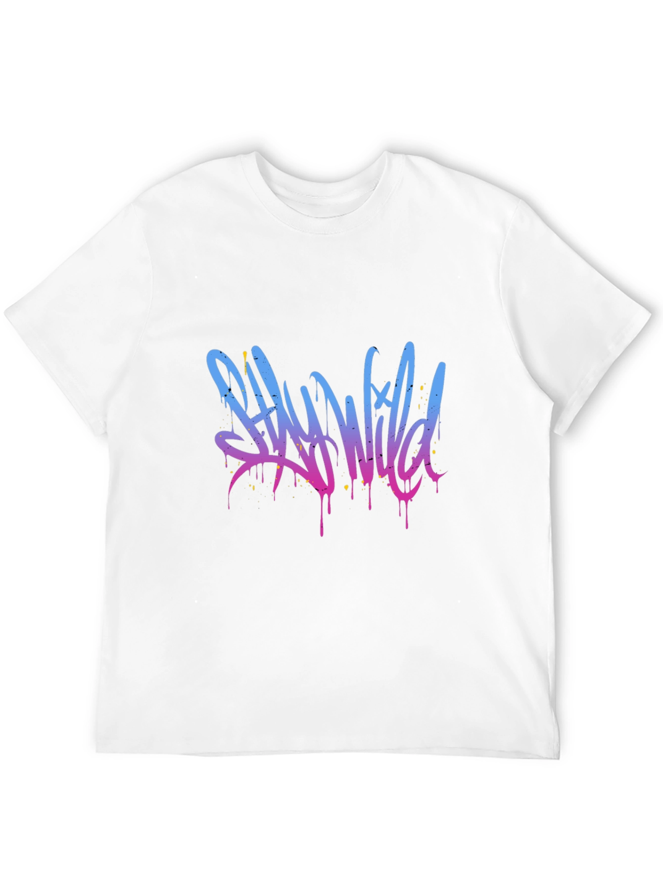 Stay Wild Graphic T-Shirt - Black