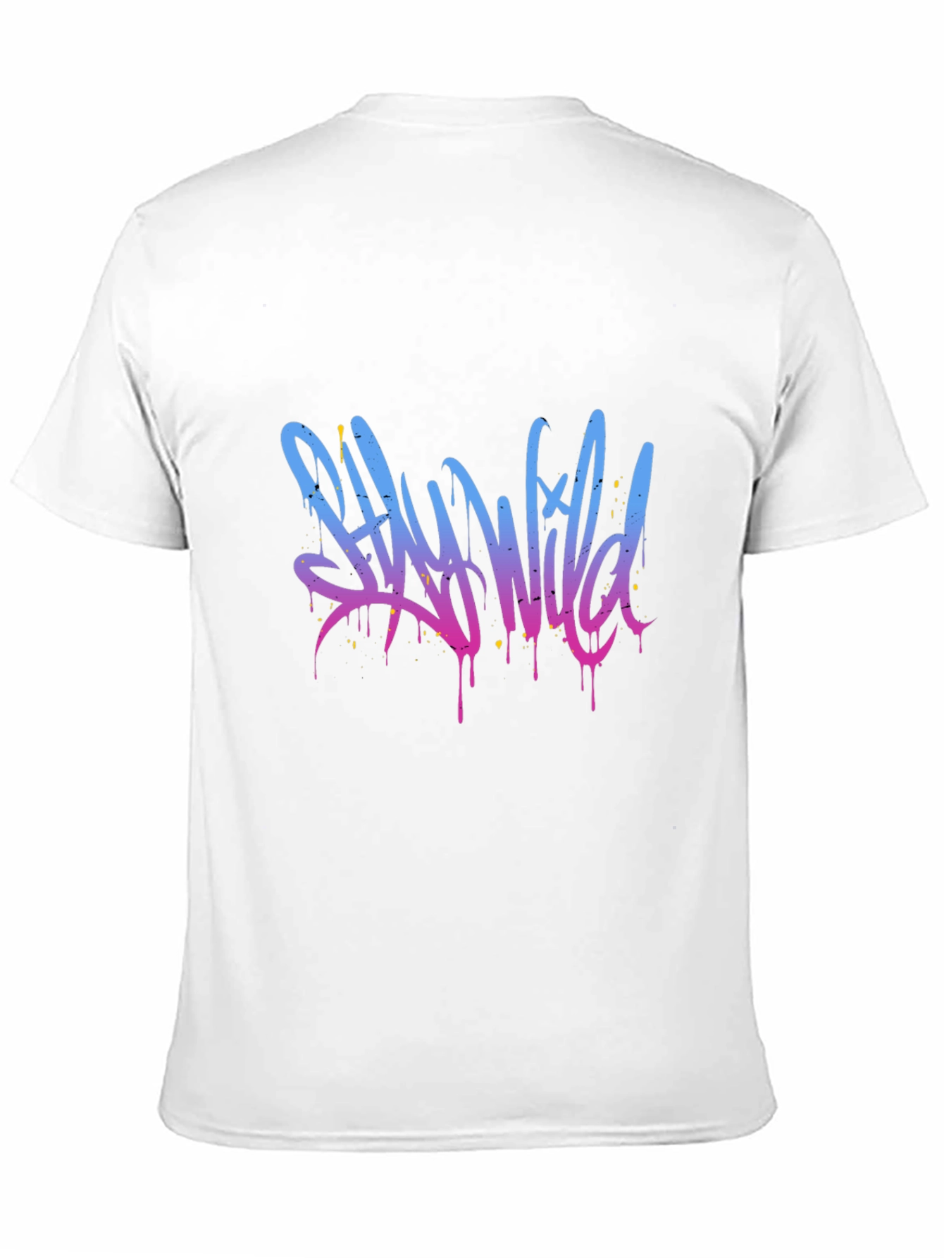Stay Wild Graphic T-Shirt - Black