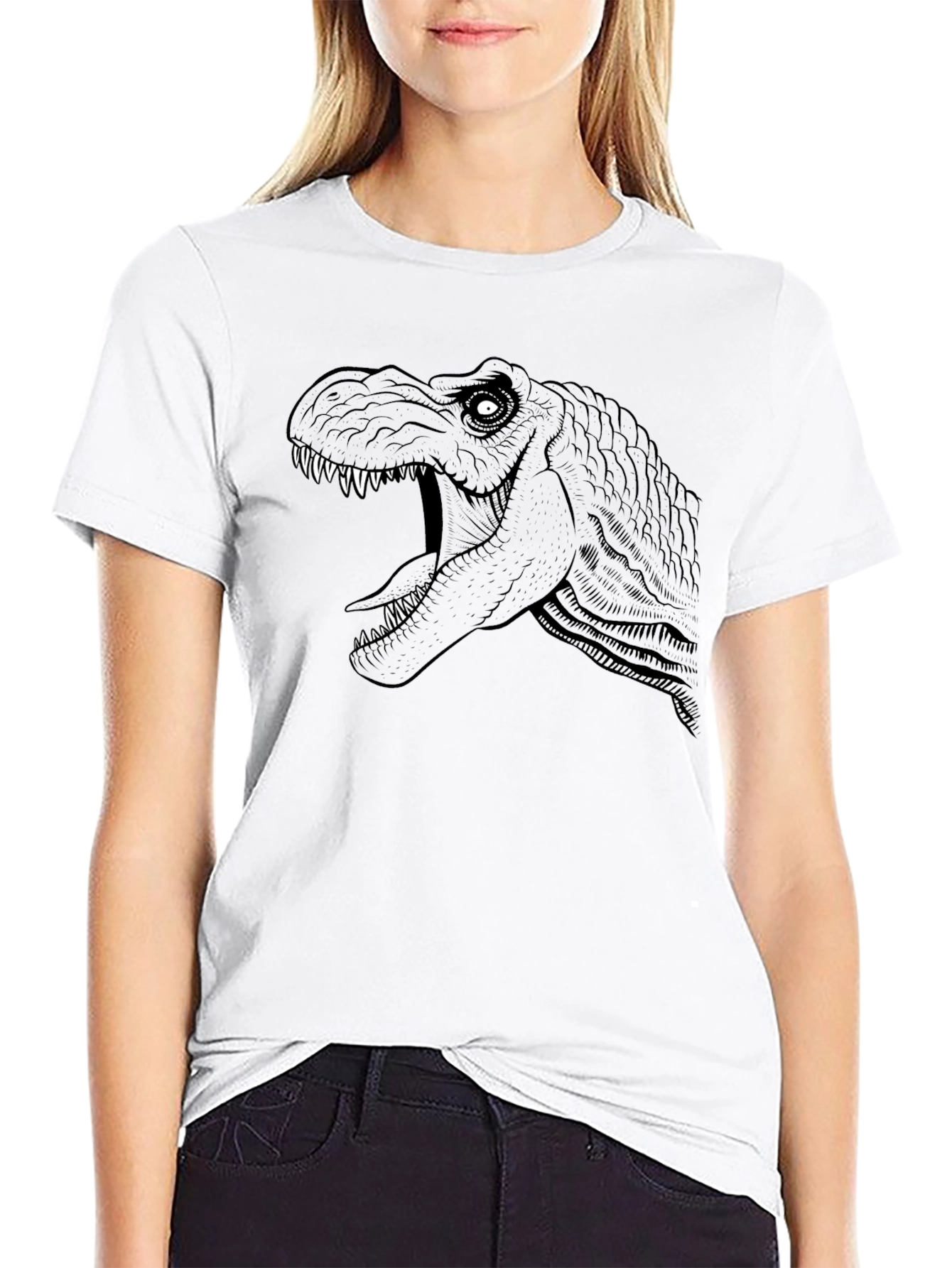 Dinosaur Graphic T-Shirt - Bold Design