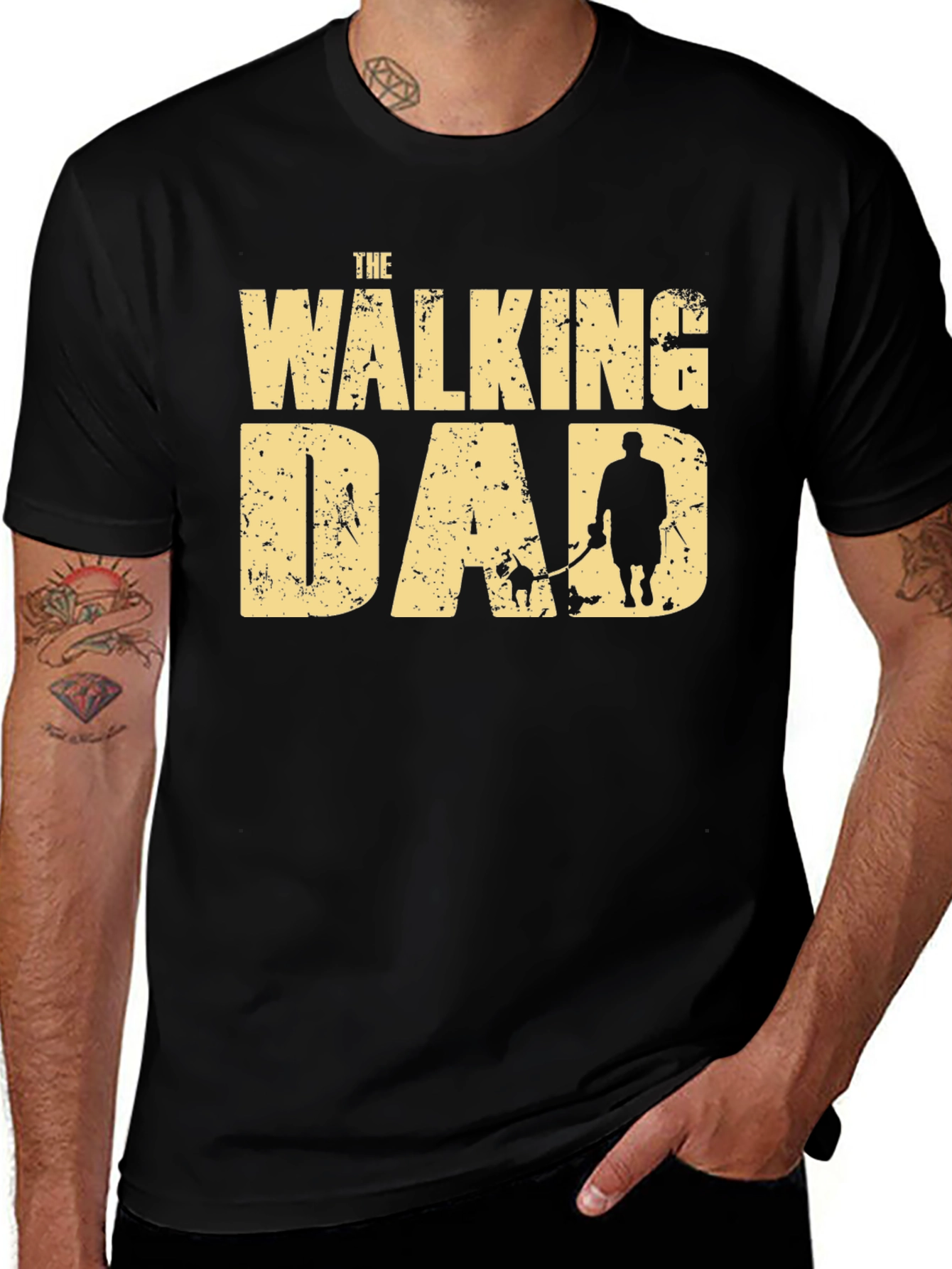 The Walking Dad T-Shirt - Fathers Day Gift