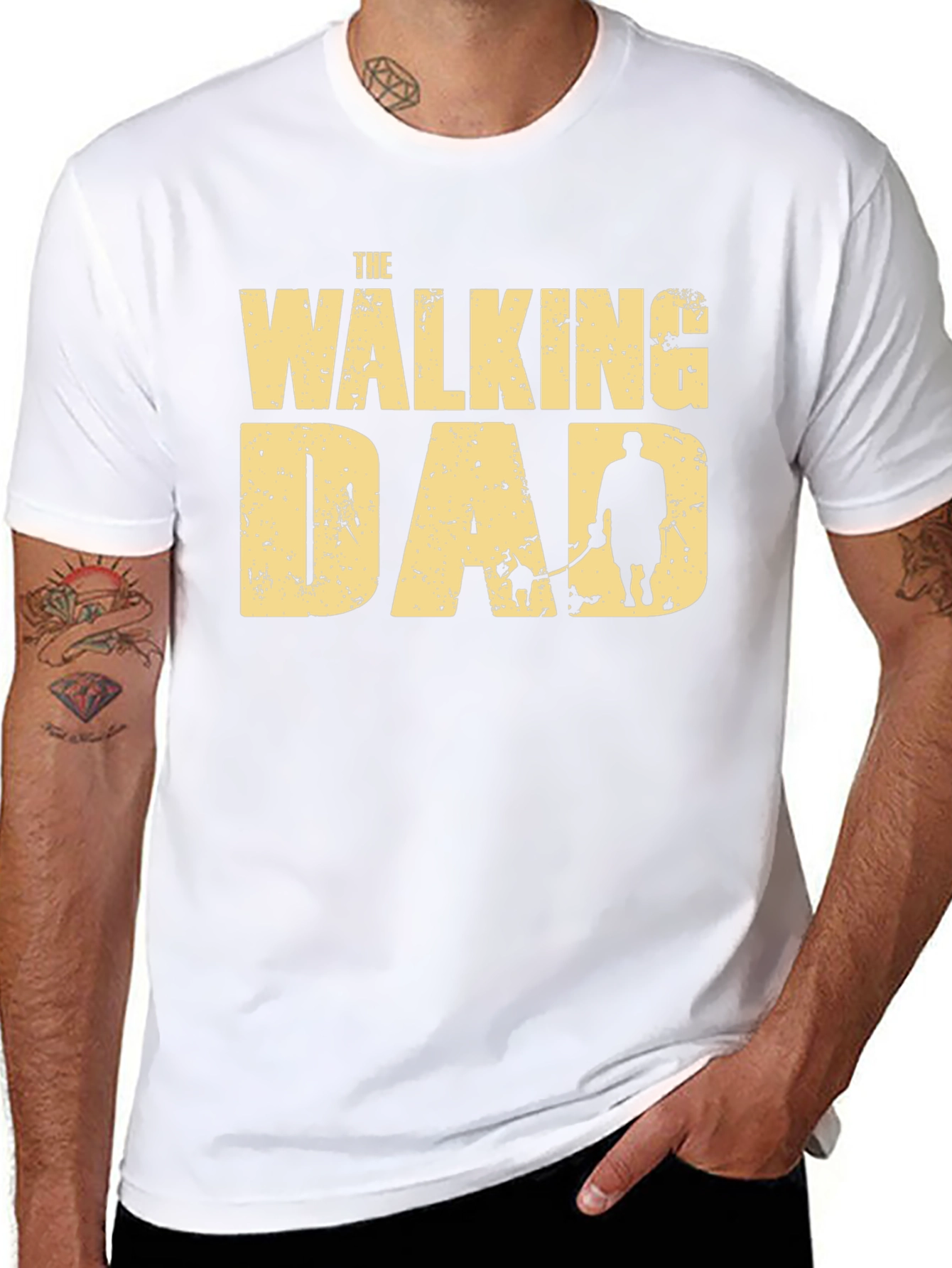 The Walking Dad T-Shirt - Fathers Day Gift