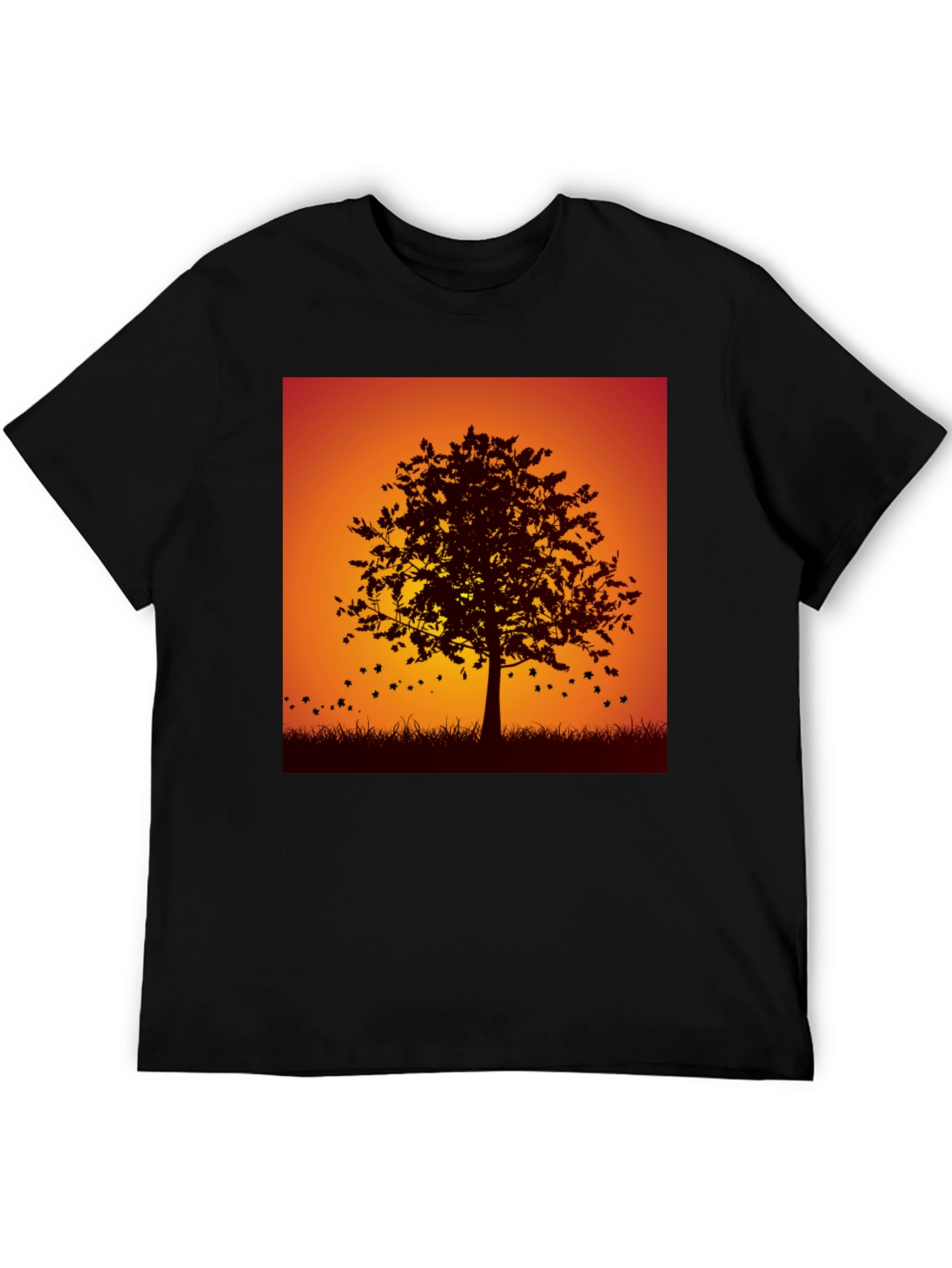 Autumn Tree Graphic Tee - Stylish Fall Design