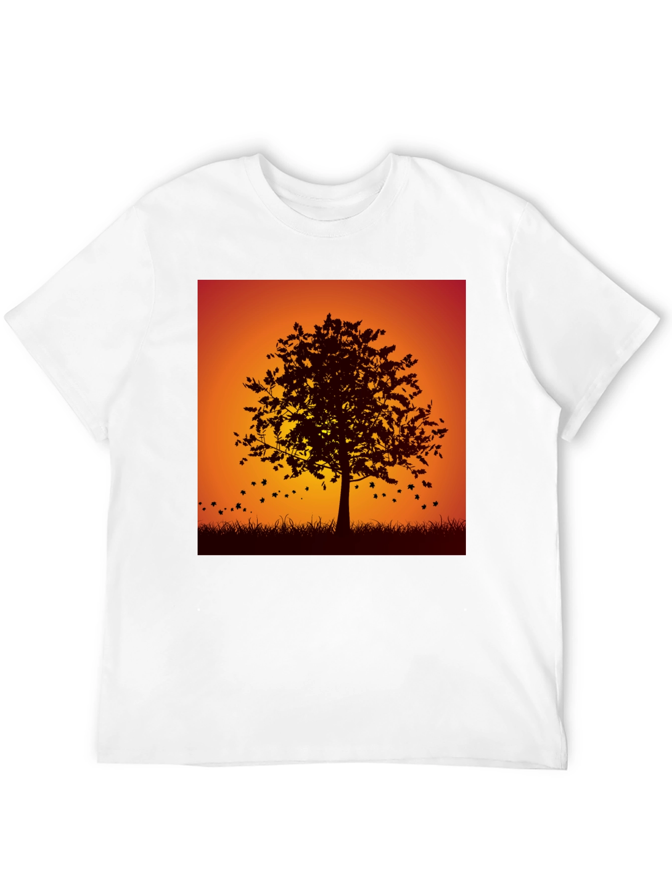 Autumn Tree Graphic Tee - Stylish Fall Design