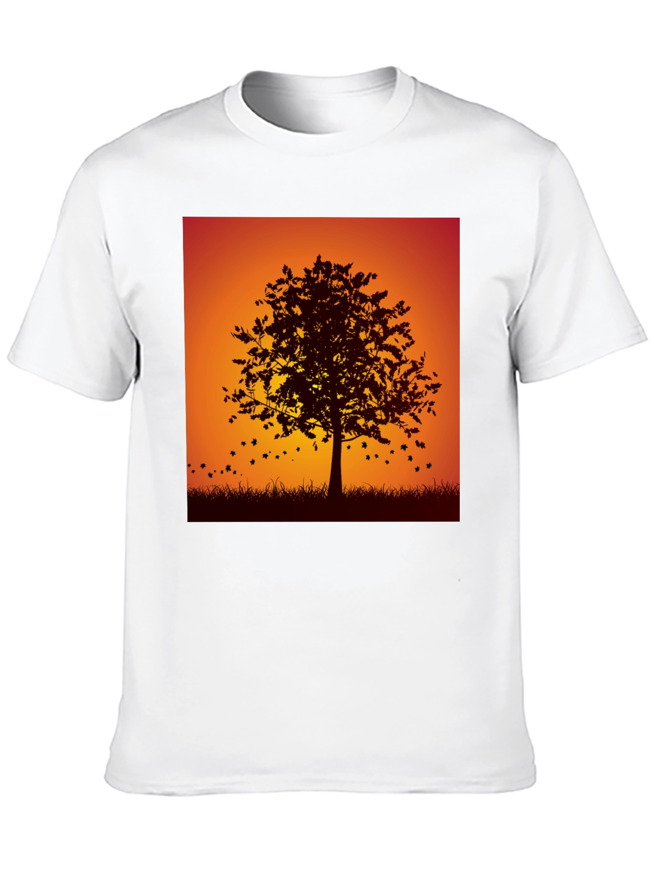 Autumn Tree Graphic Tee - Stylish Fall Design