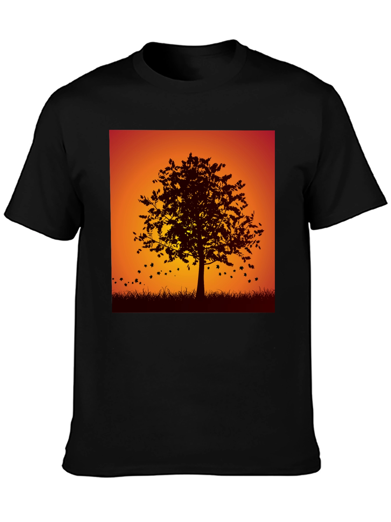 Autumn Tree Graphic Tee - Stylish Fall Design