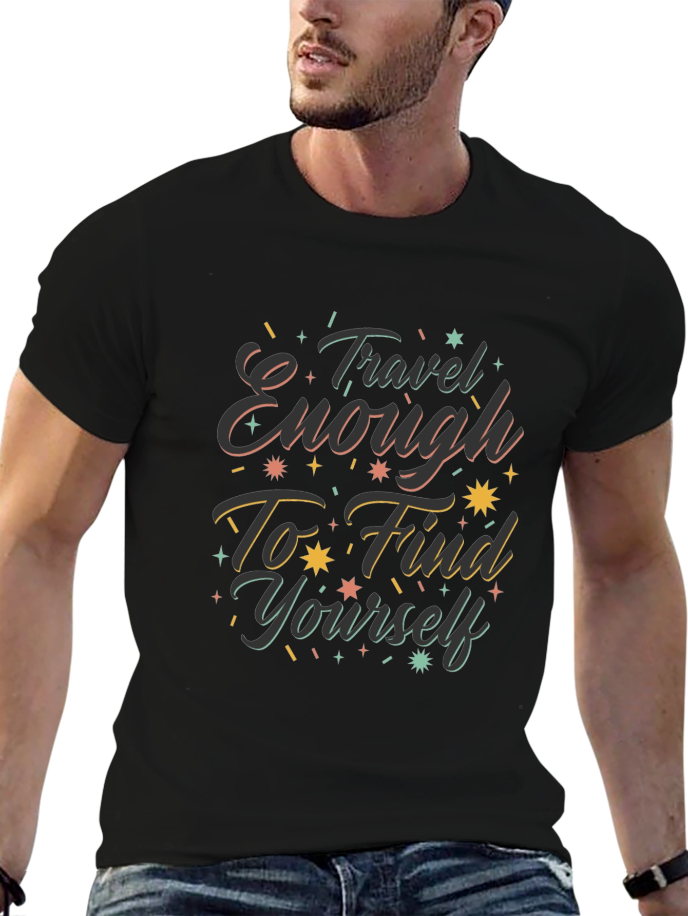 Travel Enough Graphic Tee - Find Yourself T-Shirt