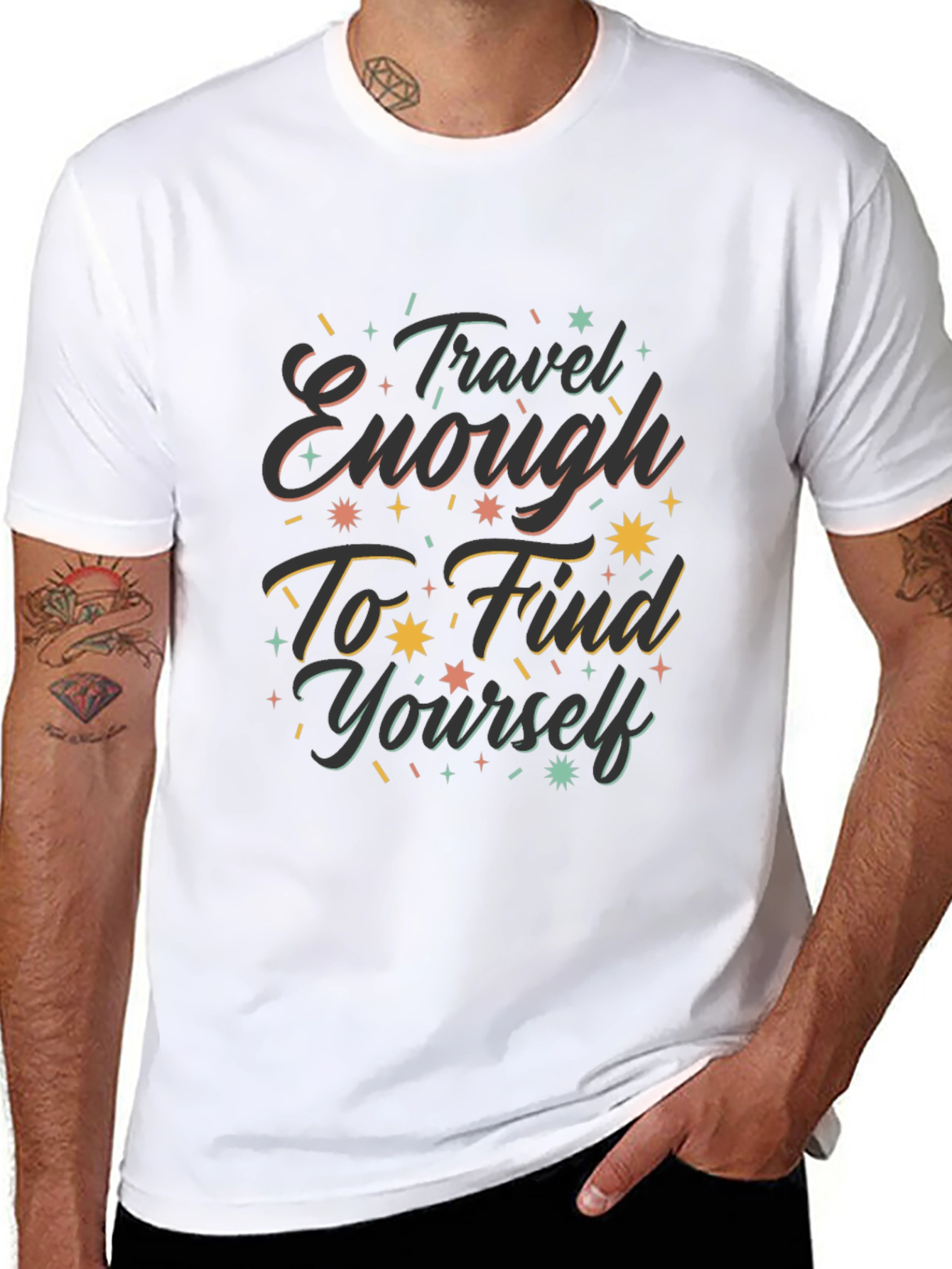 Travel Enough Graphic Tee - Find Yourself T-Shirt