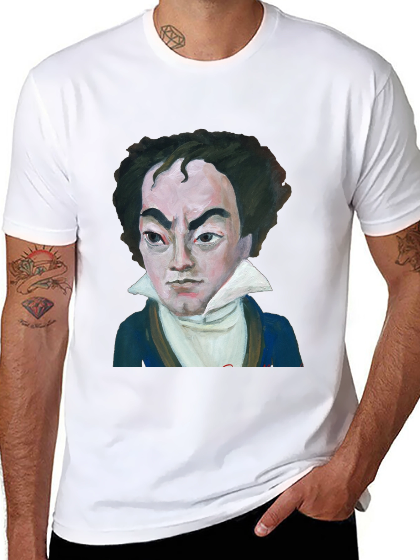 Beethoven Graphic Tee - Classic Composer Shirt