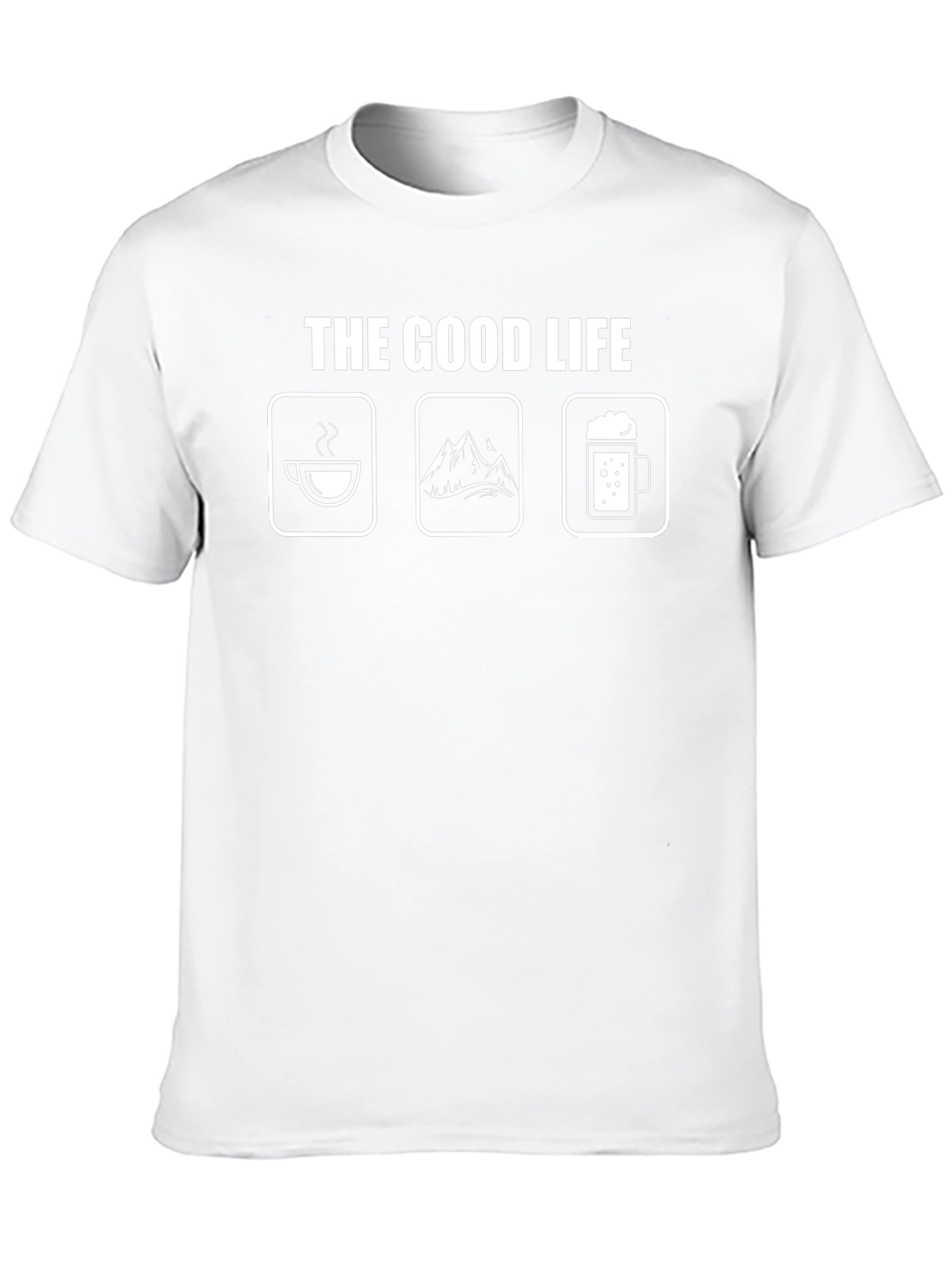 The Good Life Coffee Mountains Beer T-Shirt